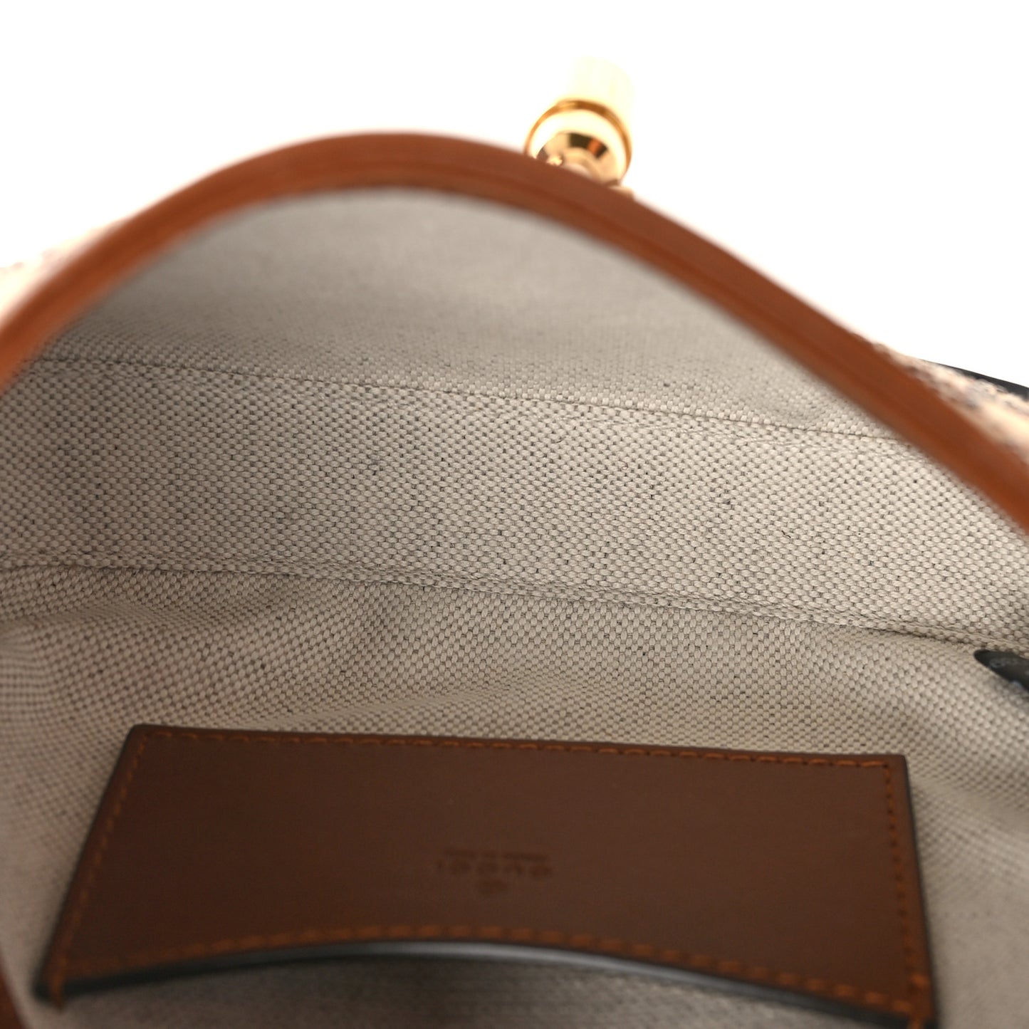New Canvas Charisma Calfskin Crystal GG Monogram Mini Jackie 1961 Hobo Camel Ebony