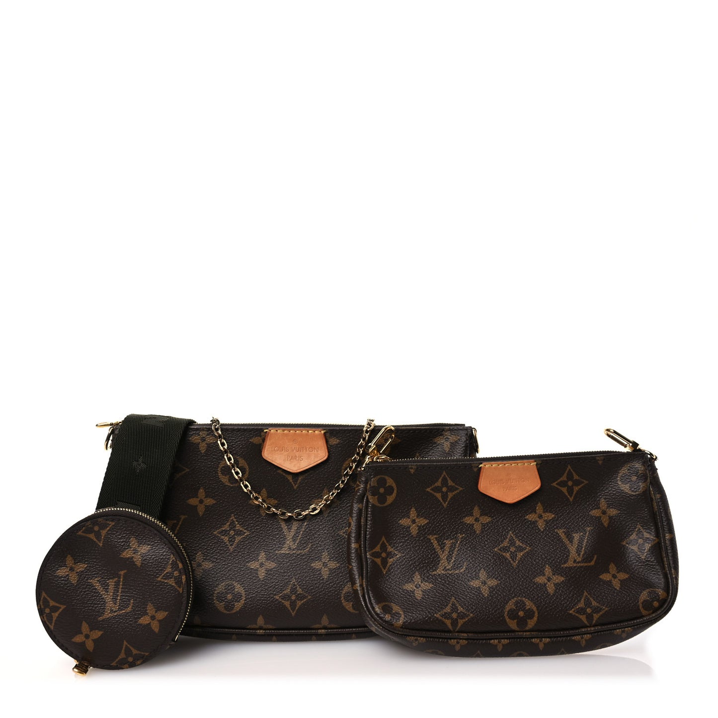 Monogram Multi Pochette Accessories Kaki