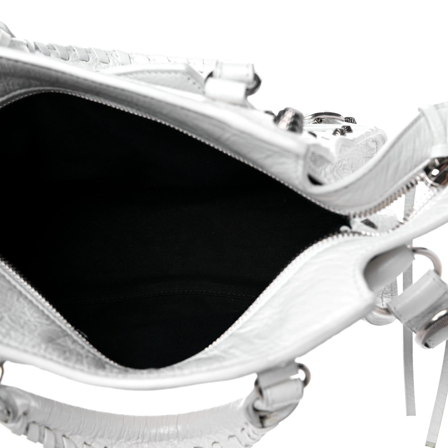 Agneau Arena Neo Cagole Handbag XS Optic White