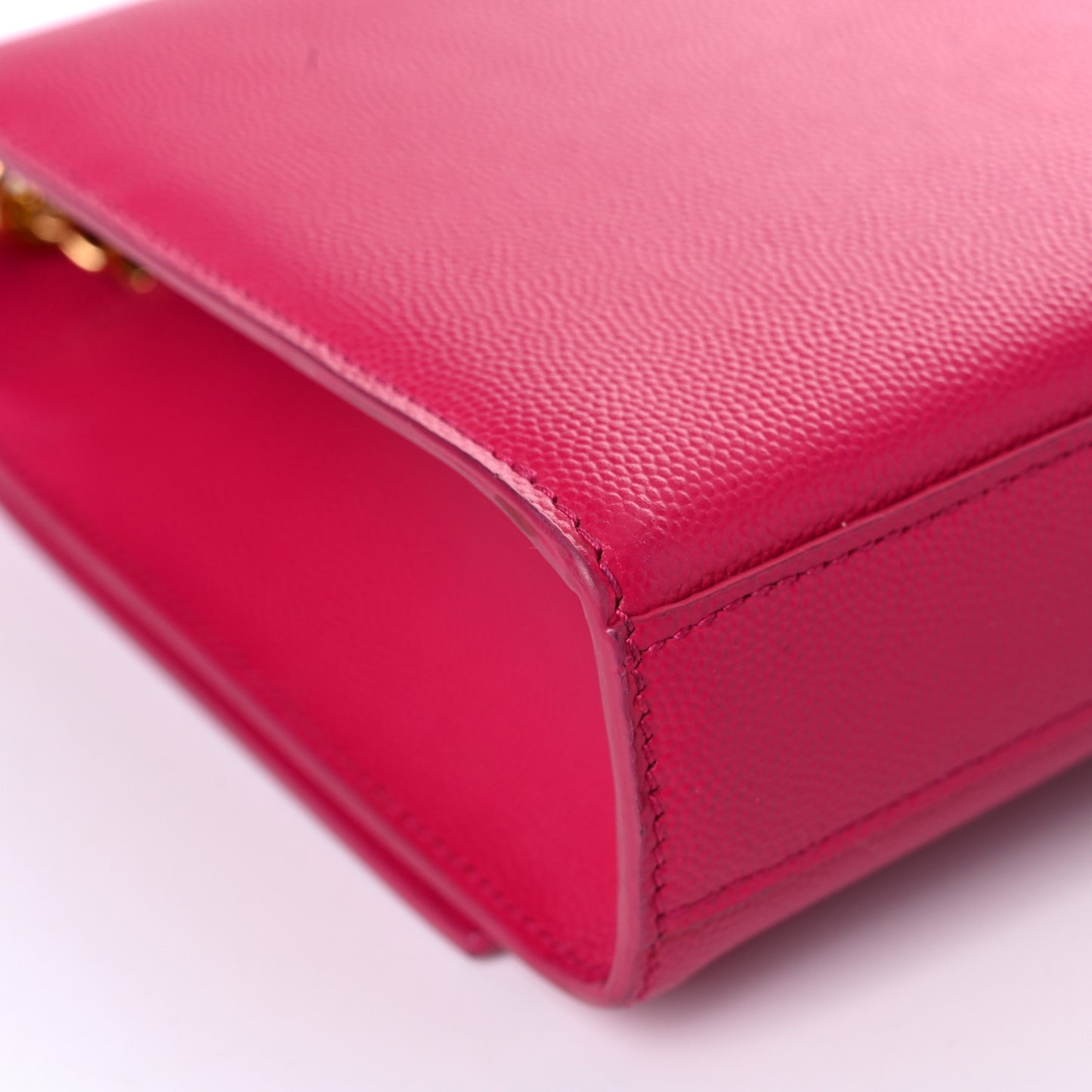 Grain De Poudre Medium Monogram Kate Satchel Lipstick Fuchsia