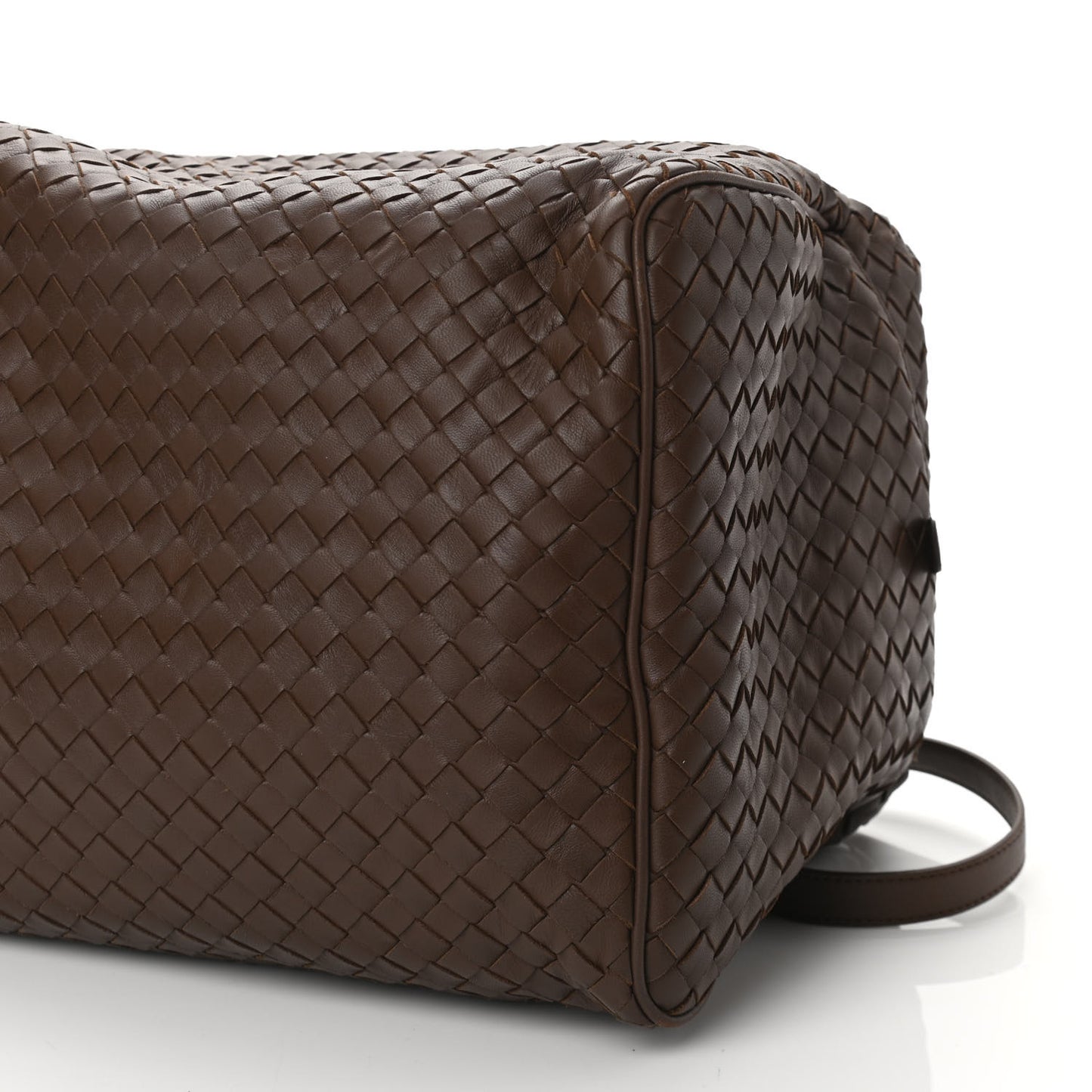 Nappa Intrecciato Boston Brown