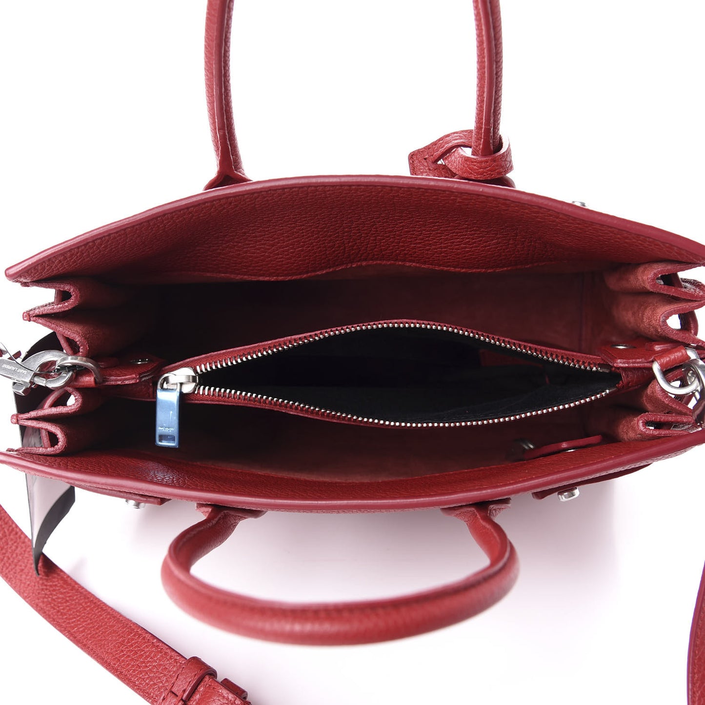 Grained Calfskin Baby Sac De Jour Souple Red