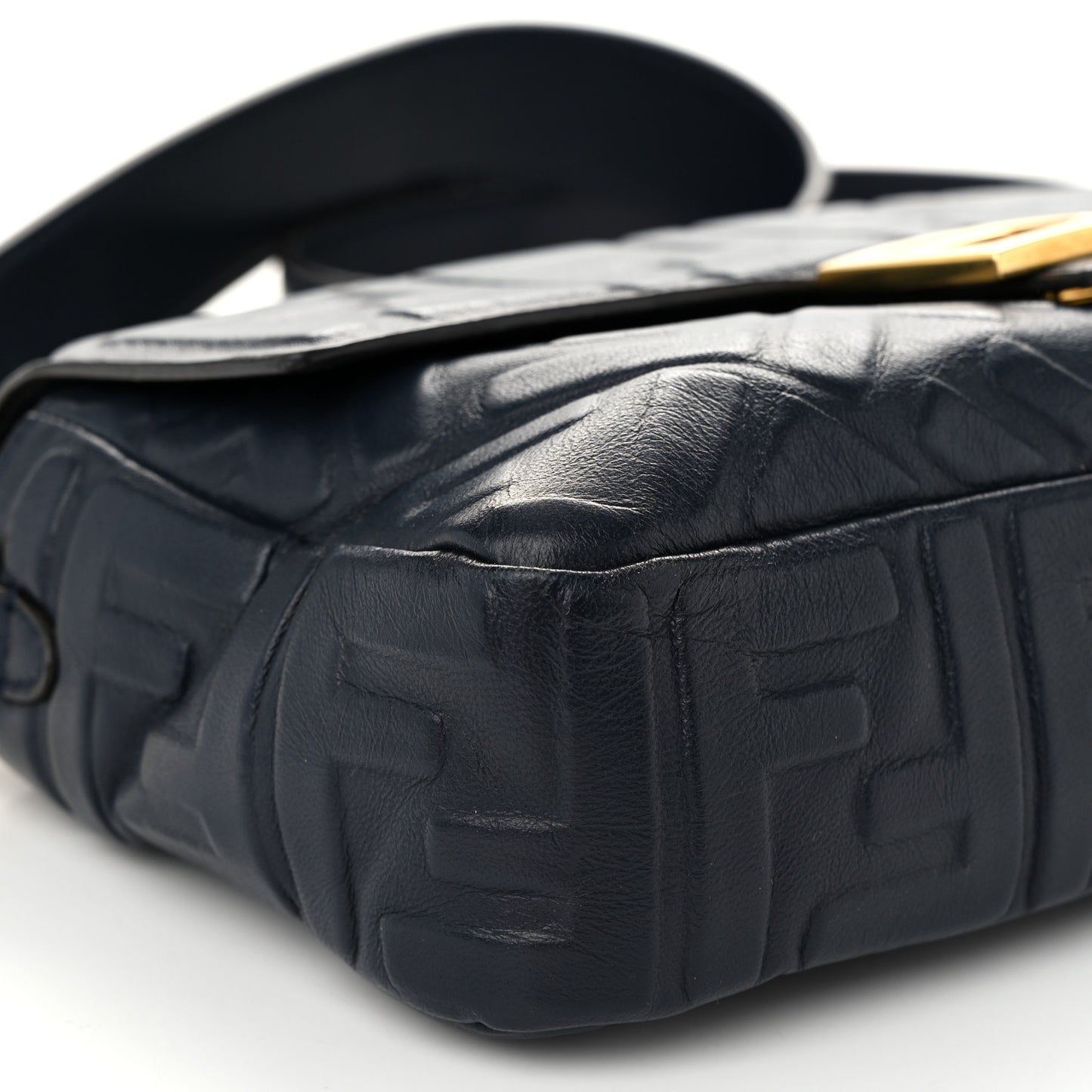Nappa FF 1974 Embossed Baguette Midnight
