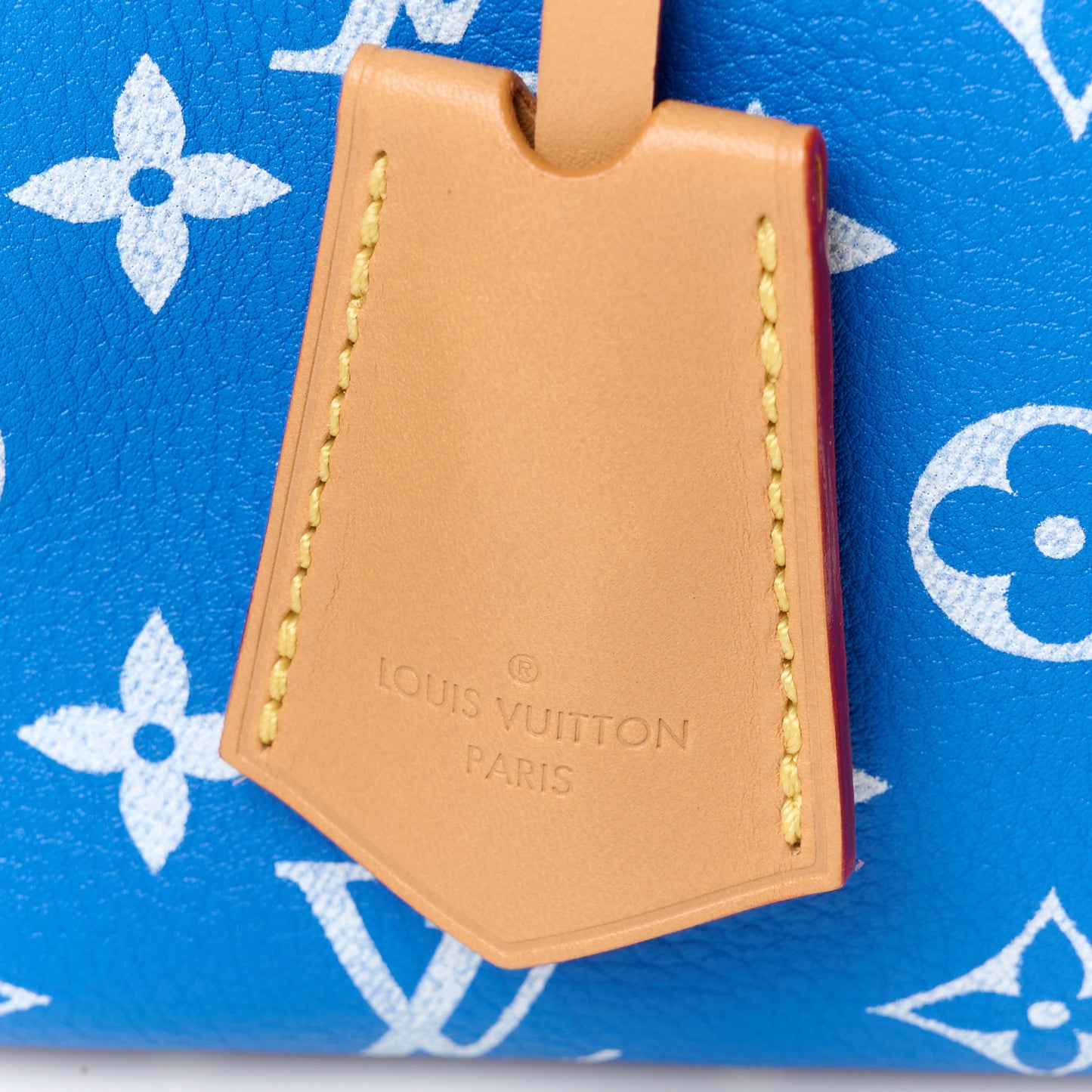 Calfskin Monogram Speedy P9 Bandouliere 25 Blue