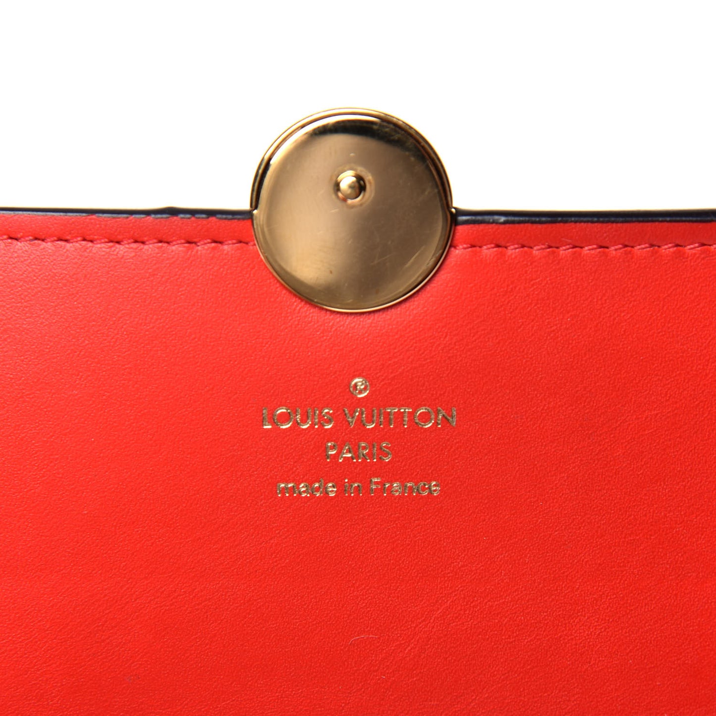 Monogram Flore Compact Wallet Coquelicot