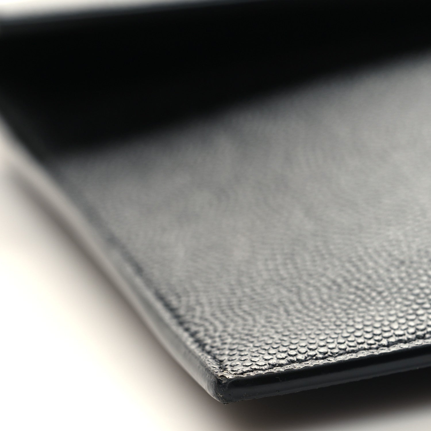 Saint Laurent Grain De Poudre Uptown Pouch Black 9 of 11