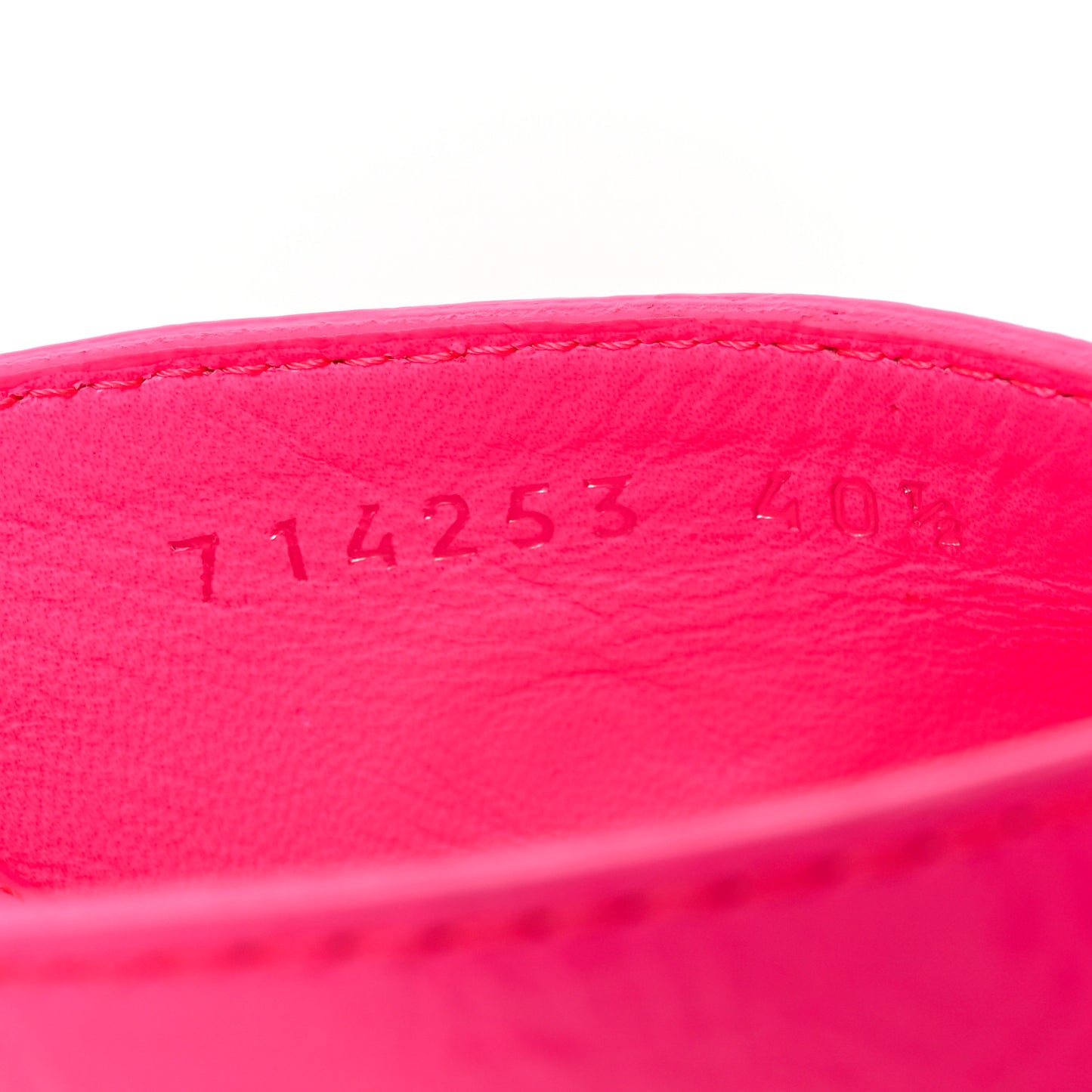 Agneau Arena Cagole 70mm Mules 40.5 Fluo Pink