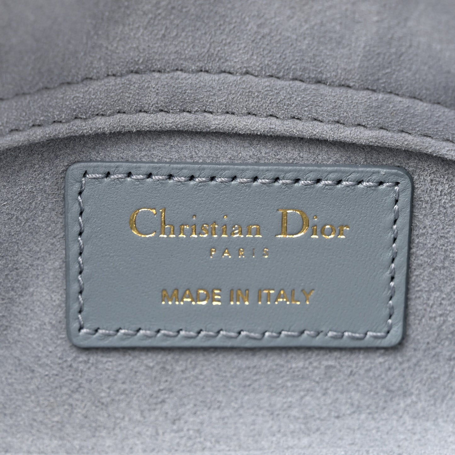 Lambskin Cannage Micro Lady D-Joy Cloud Blue