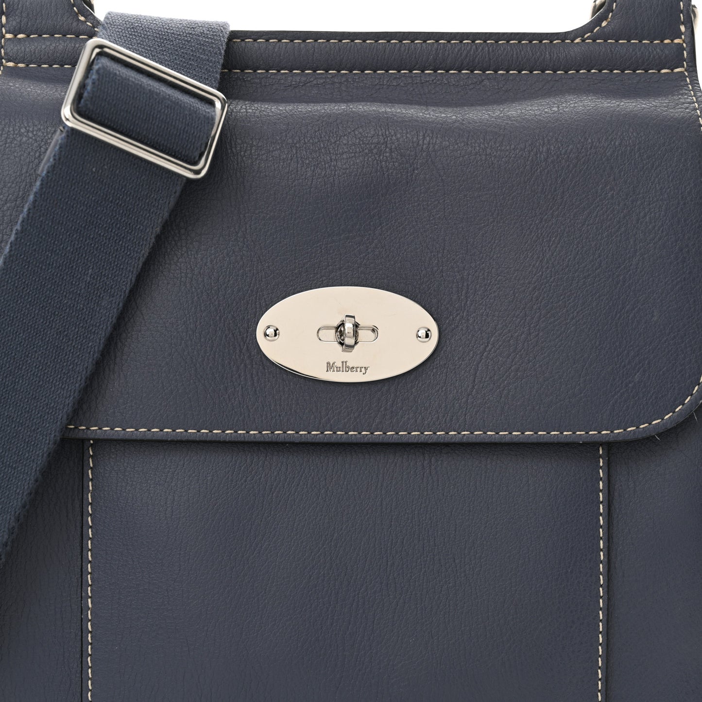 Grain Calfskin New Antony Messenger Crossbody Blue