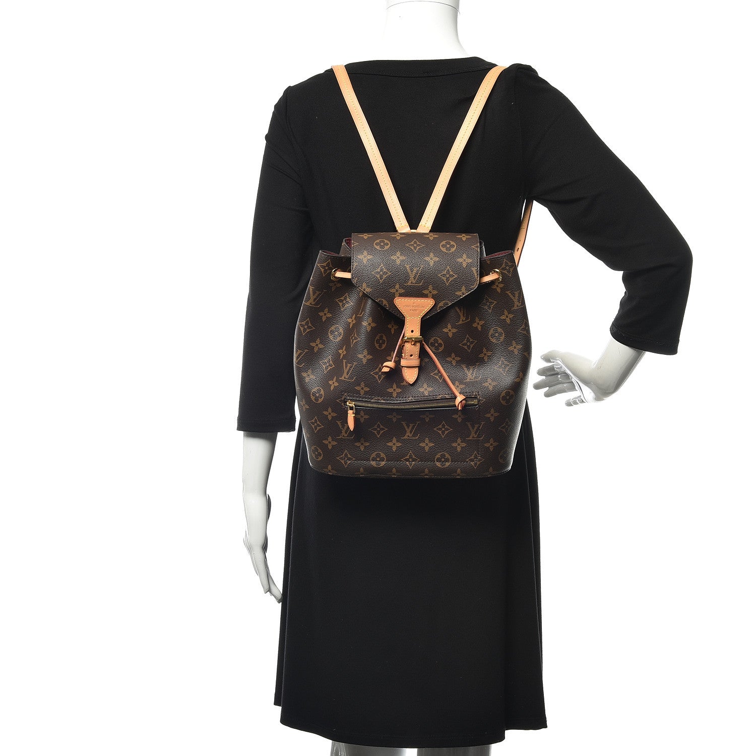 Louis Vuitton Monogram Montsouris NM Backpack 2 of 12