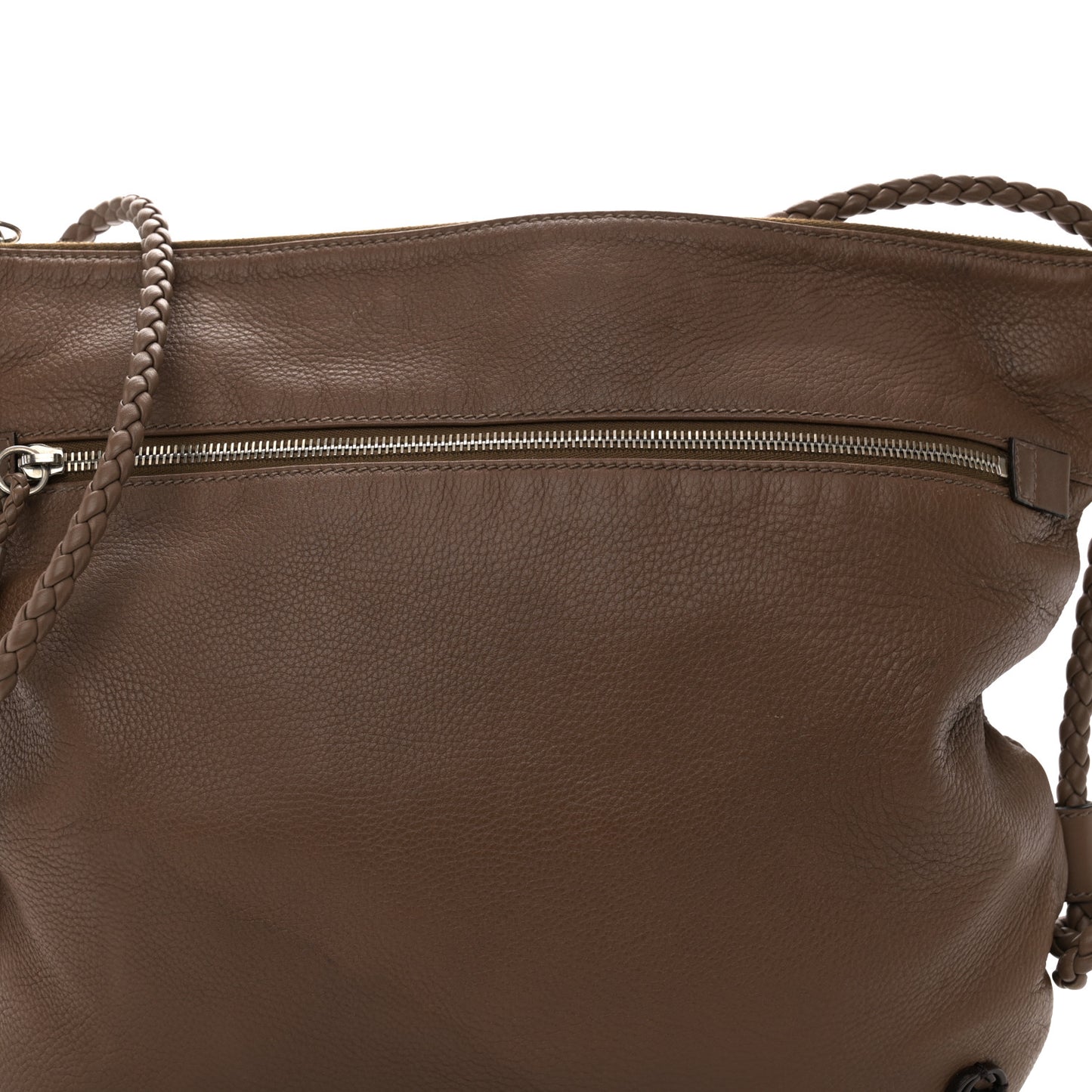 Deerskin Interlocking G Braided Messenger Bag Maple