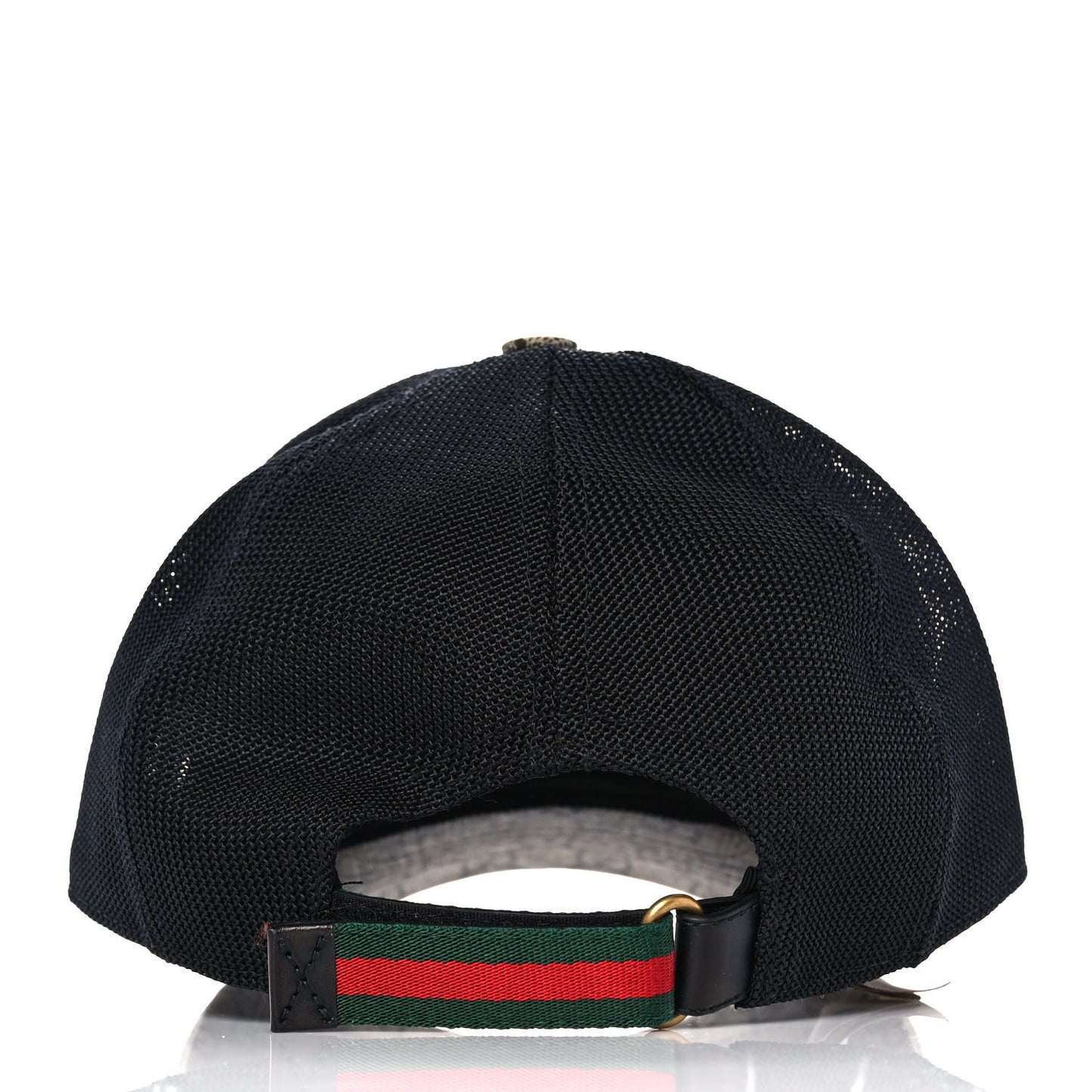 GG Supreme Monogram Bee Print Baseball Hat M Beige