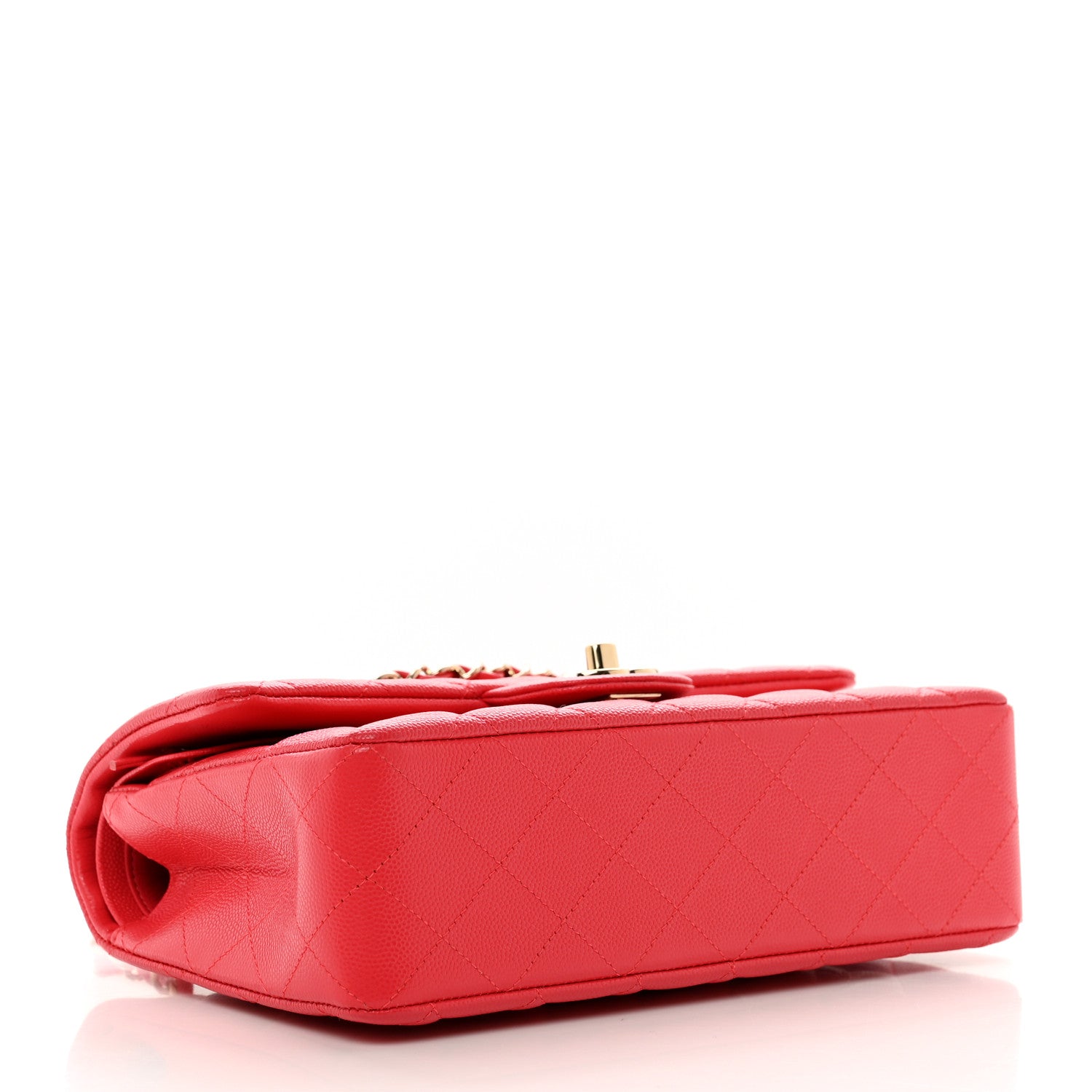 Chanel Caviar Quilted Small Double Flap Red 4 of 12