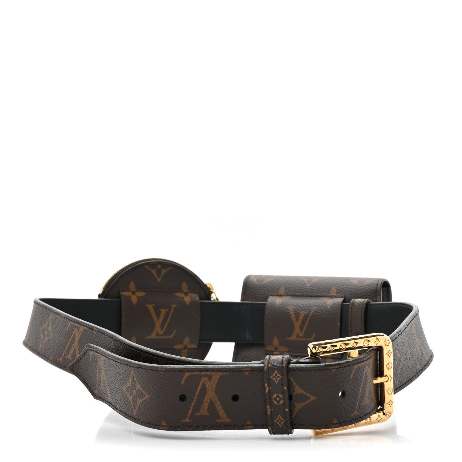 Louis Vuitton Monogram 30mm Daily Multi Pocket Belt 80 32 3 of 8