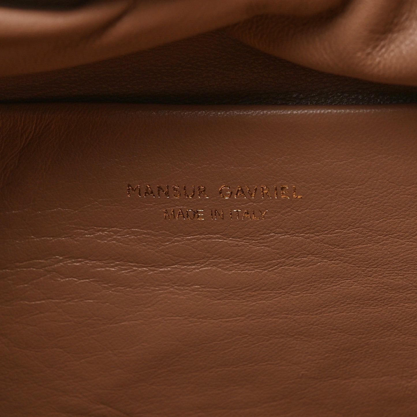 Lambskin Cloud Clutch Biscotto