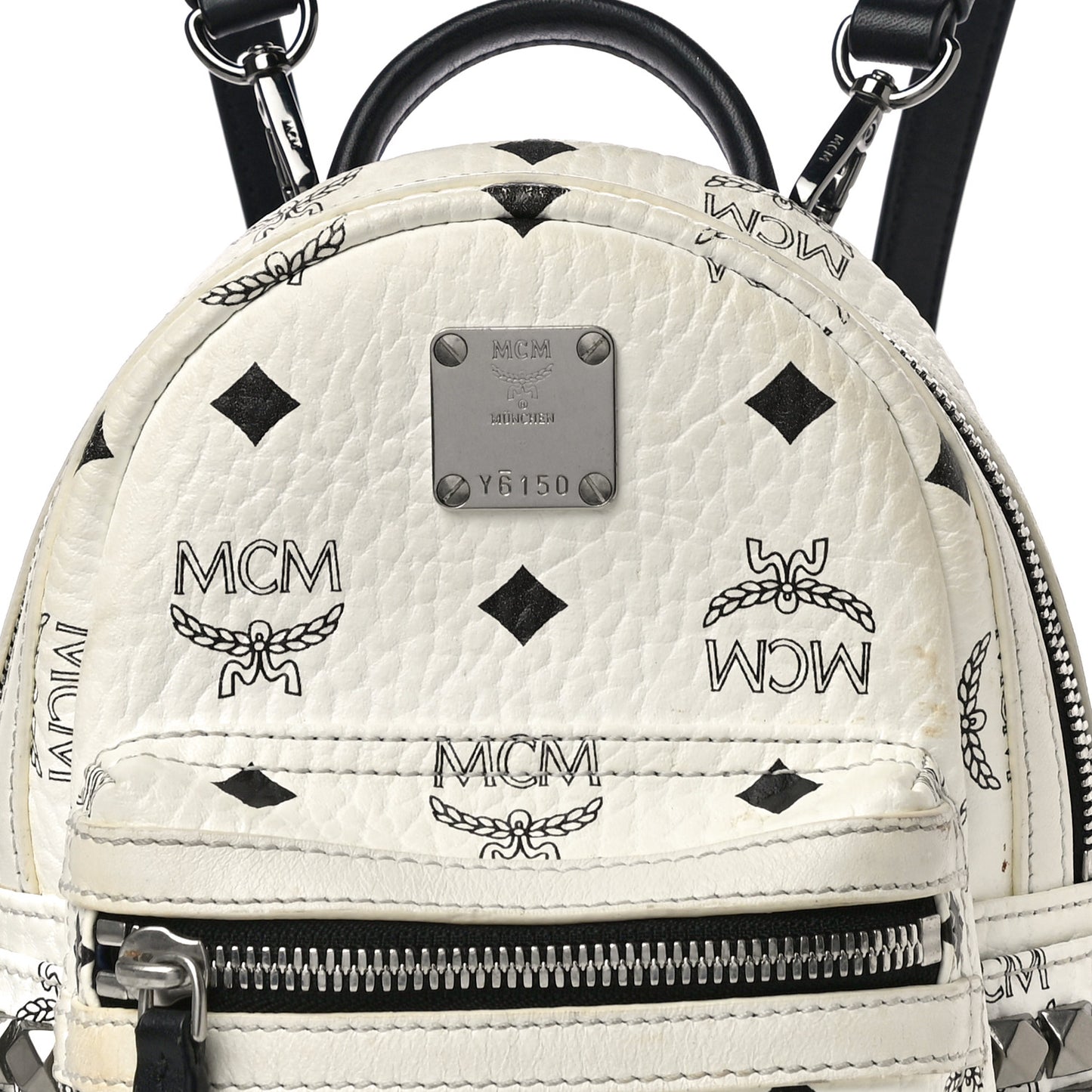 Visetos Side Stud X-Mini Stark Bebe Boo Backpack White
