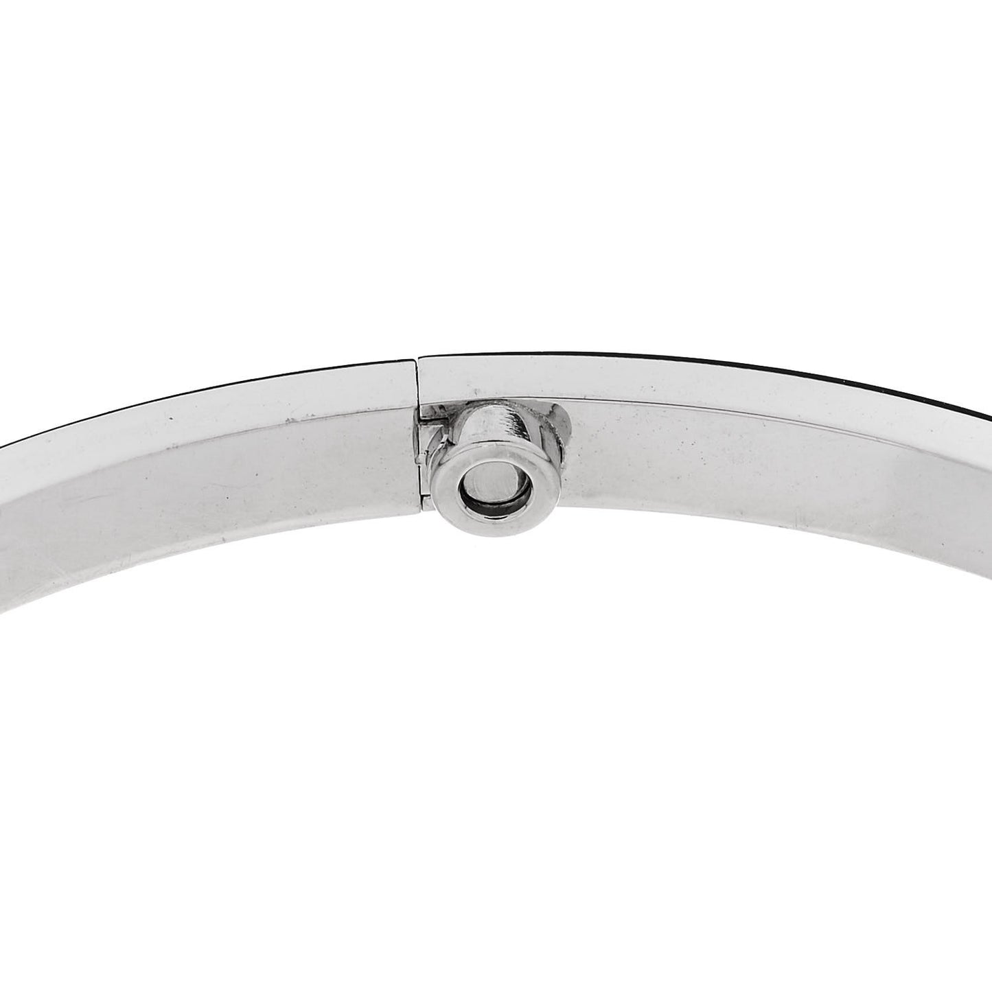 18K White Gold 6 Diamond Small LOVE Bracelet 18