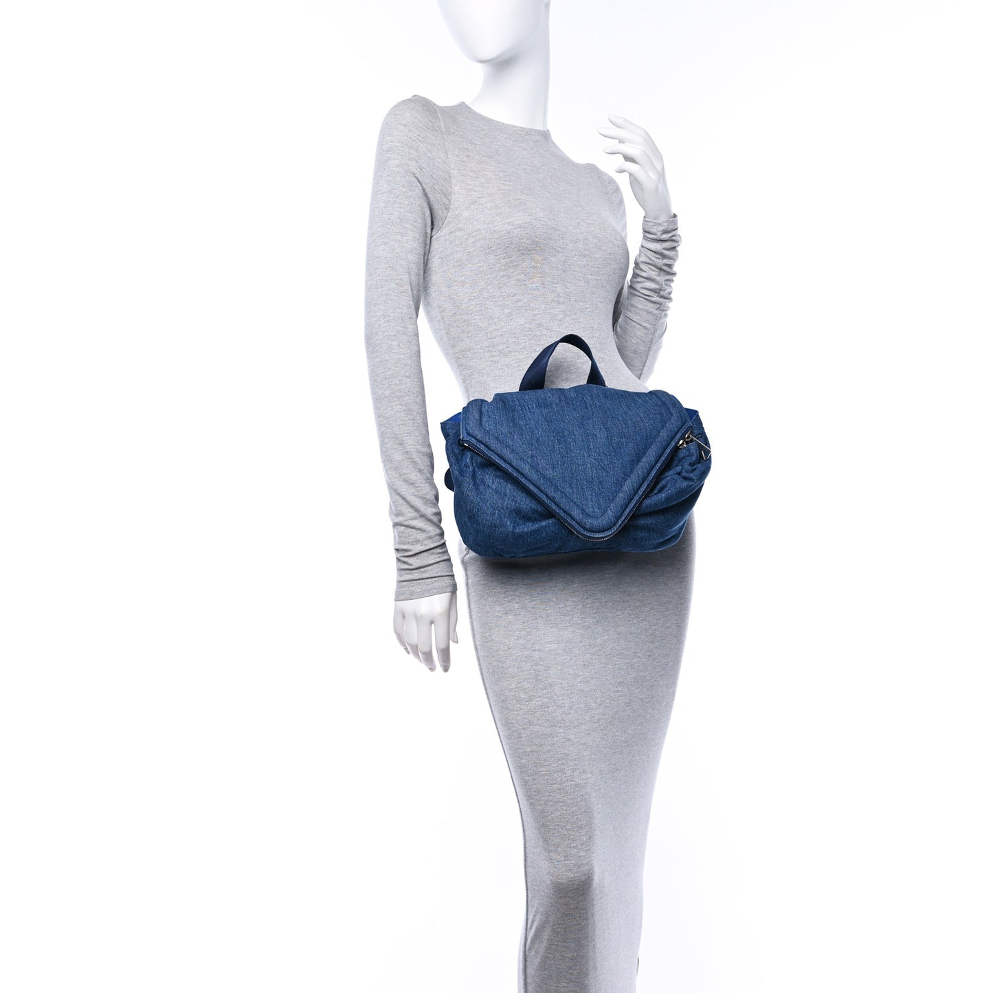 Denim Beak Belt Bag Blue