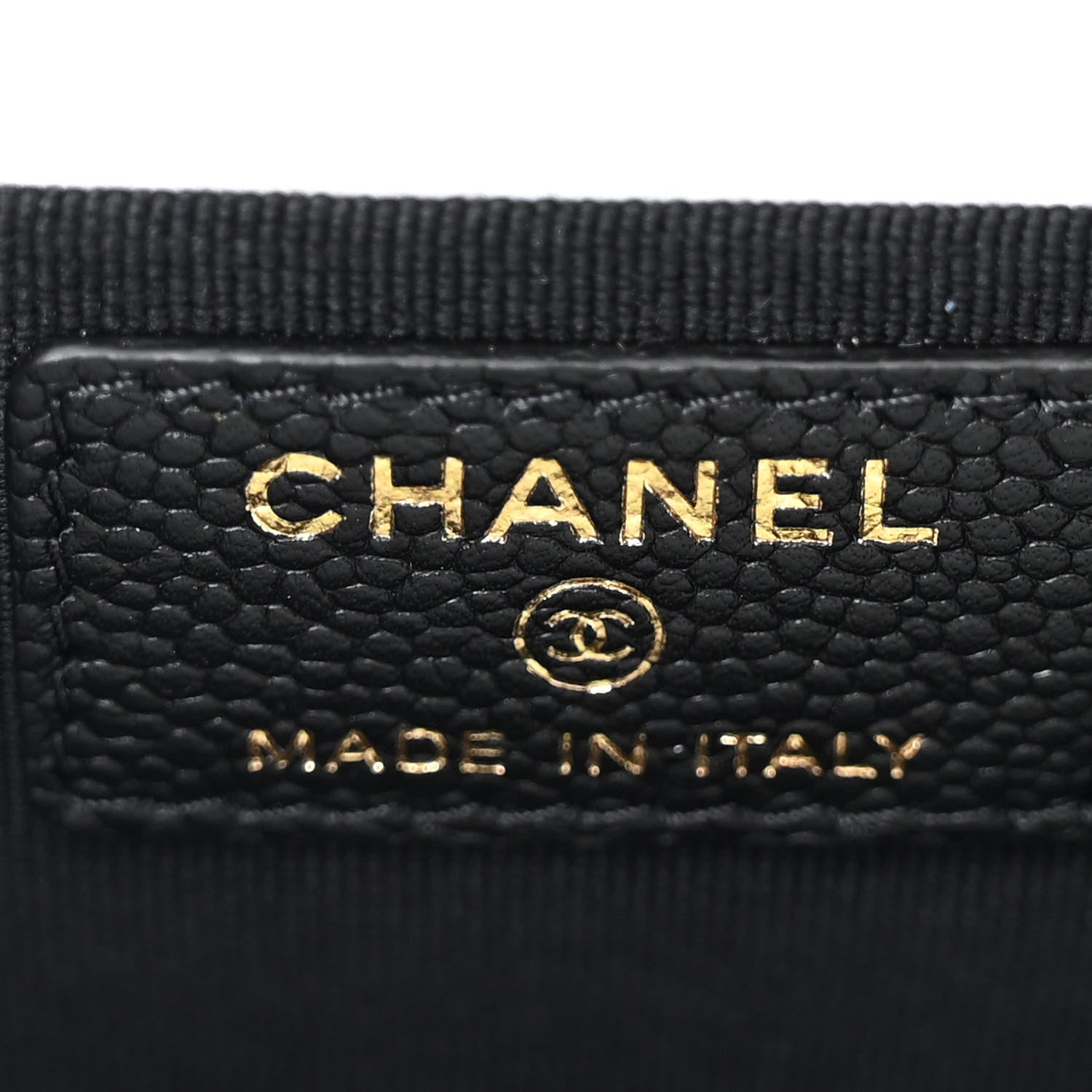 Chanel Caviar Quilted Small Tiny CC Vanity Case With Chain Black 6 of 12