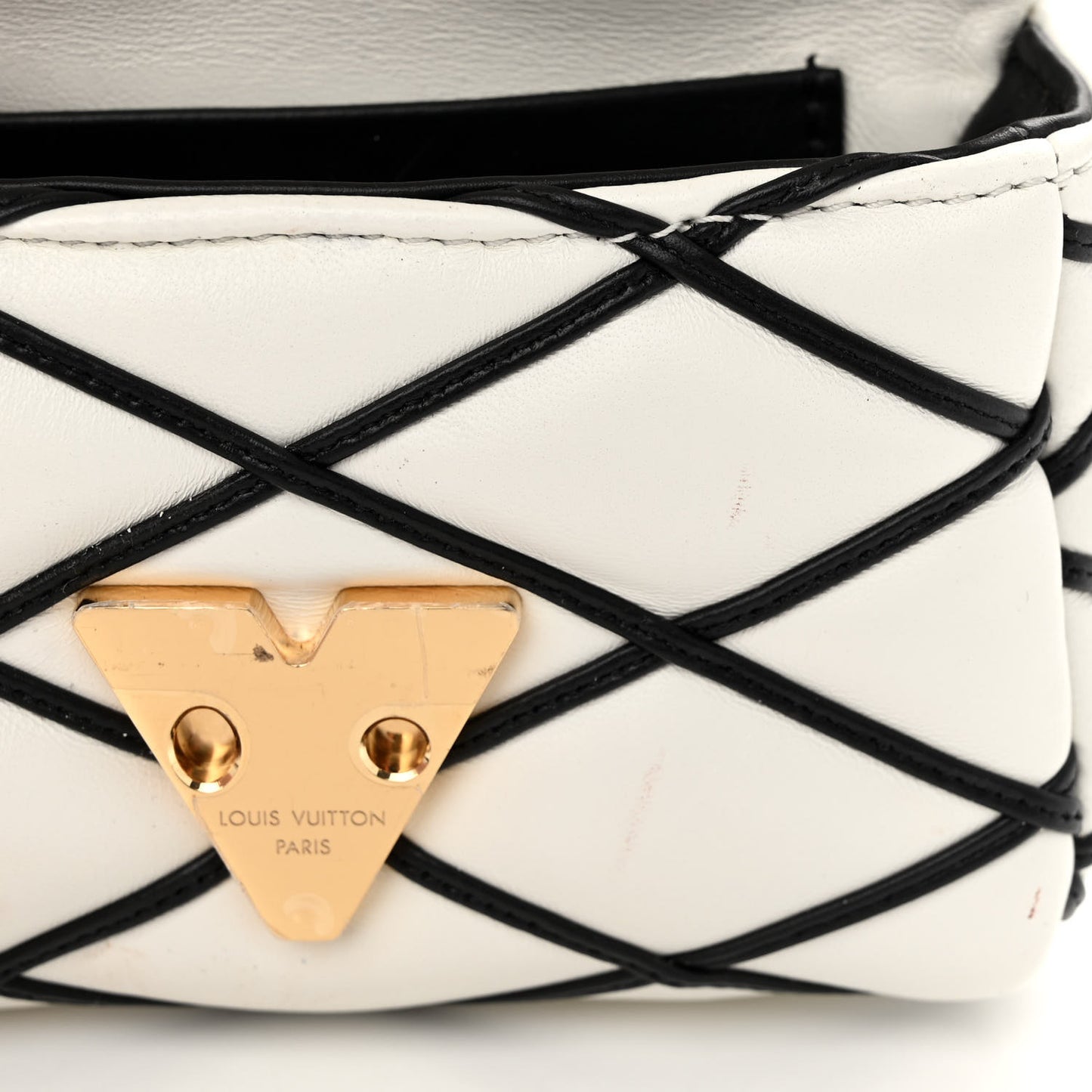 Lambskin Malletage Pico GO-14 White Black