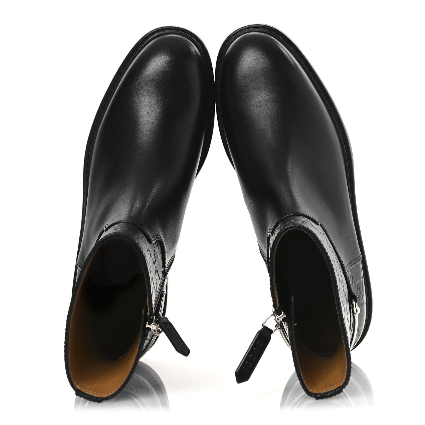 Guccissima Real Betis Glamour Womens Horsebit Ankle Boots 36.5 Black