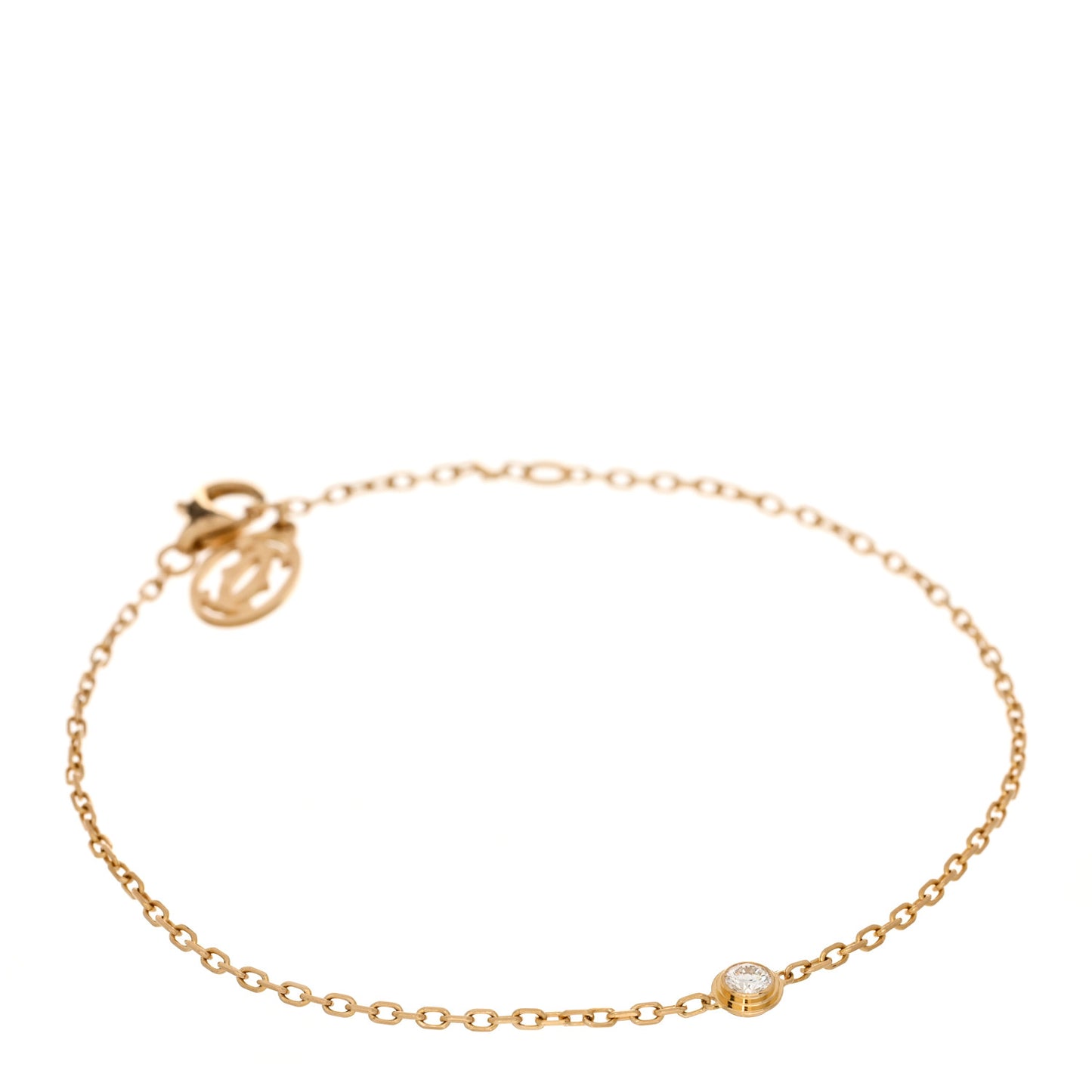 18K Yellow Gold Diamond SM D'Amour Bracelet