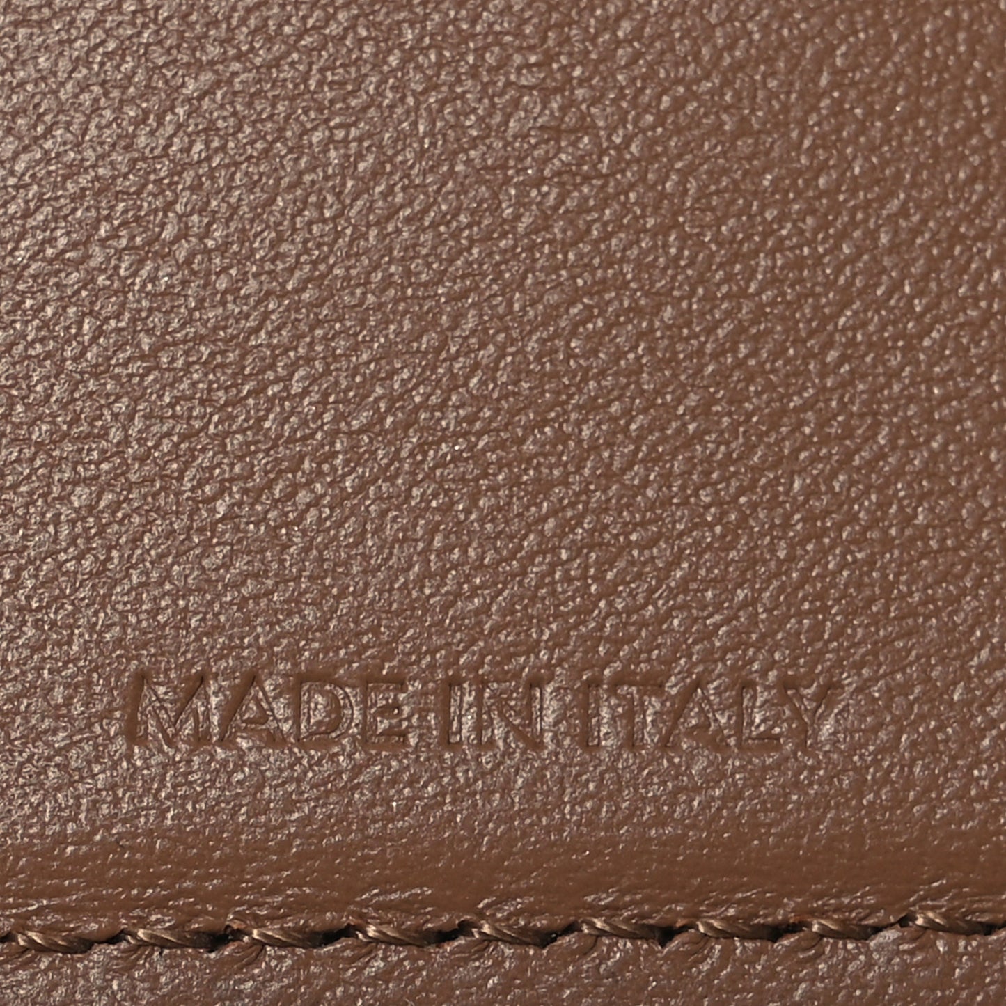 Triomphe Compact Wallet Natural Tan