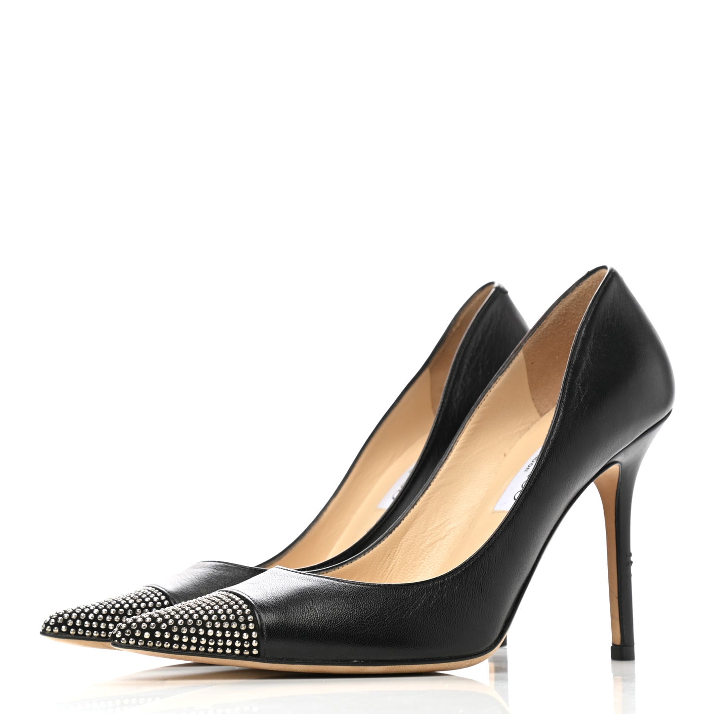 Calfskin Studded Love 85 Pumps 37 Black