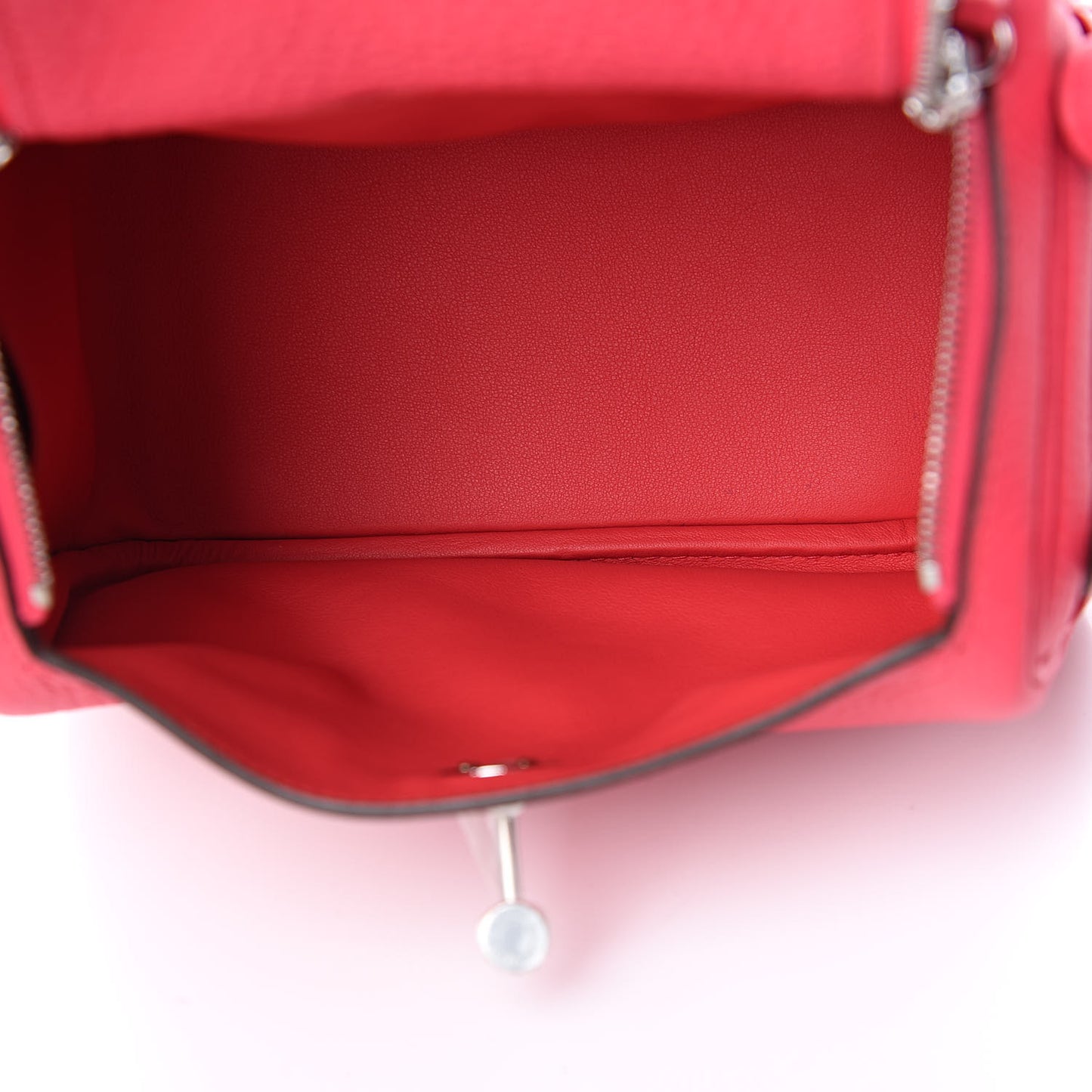 Taurillon Clemence Mini Lindy 20 Rose Extreme