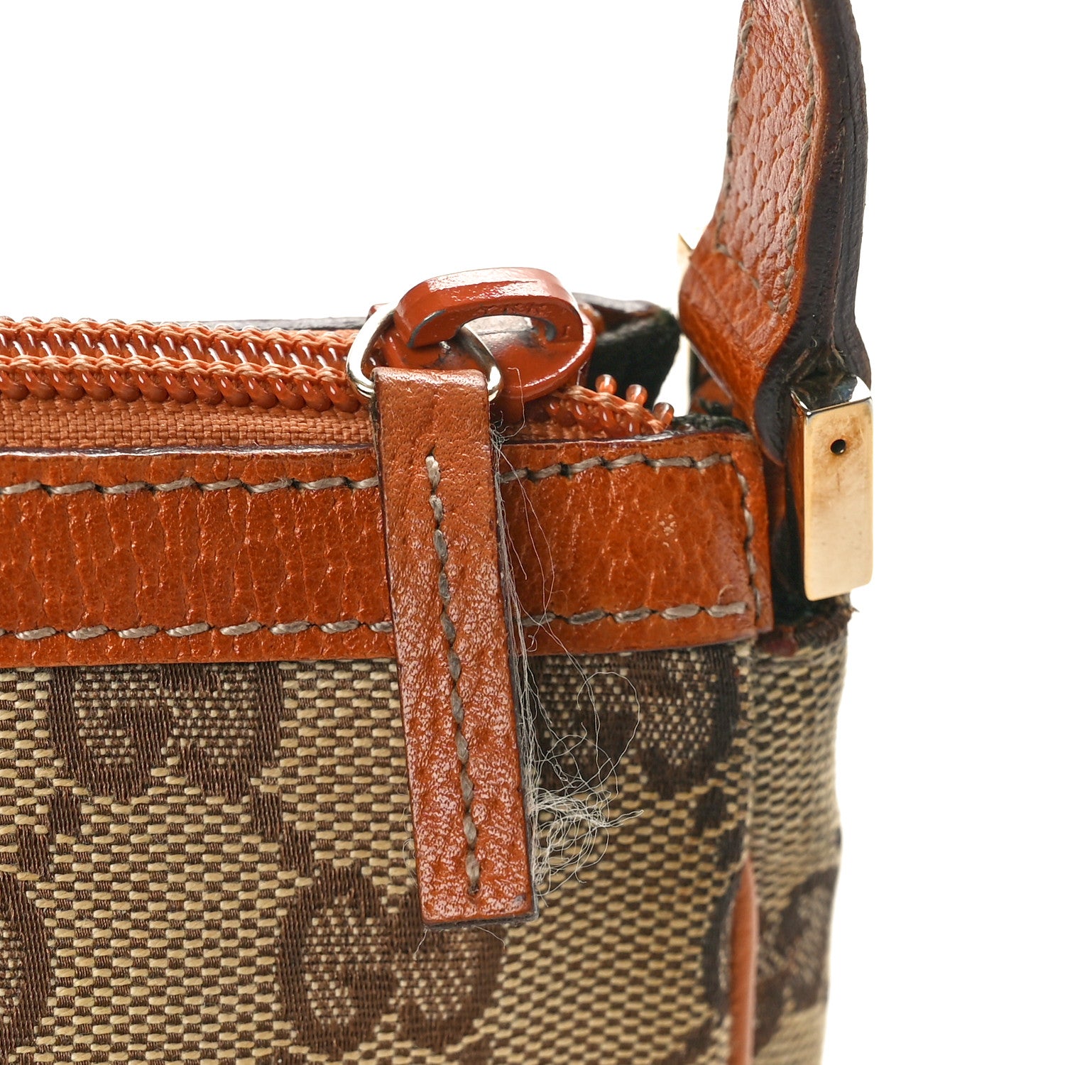 Gucci Monogram D Ring Cosmetic Case Light Brown 13 of 13