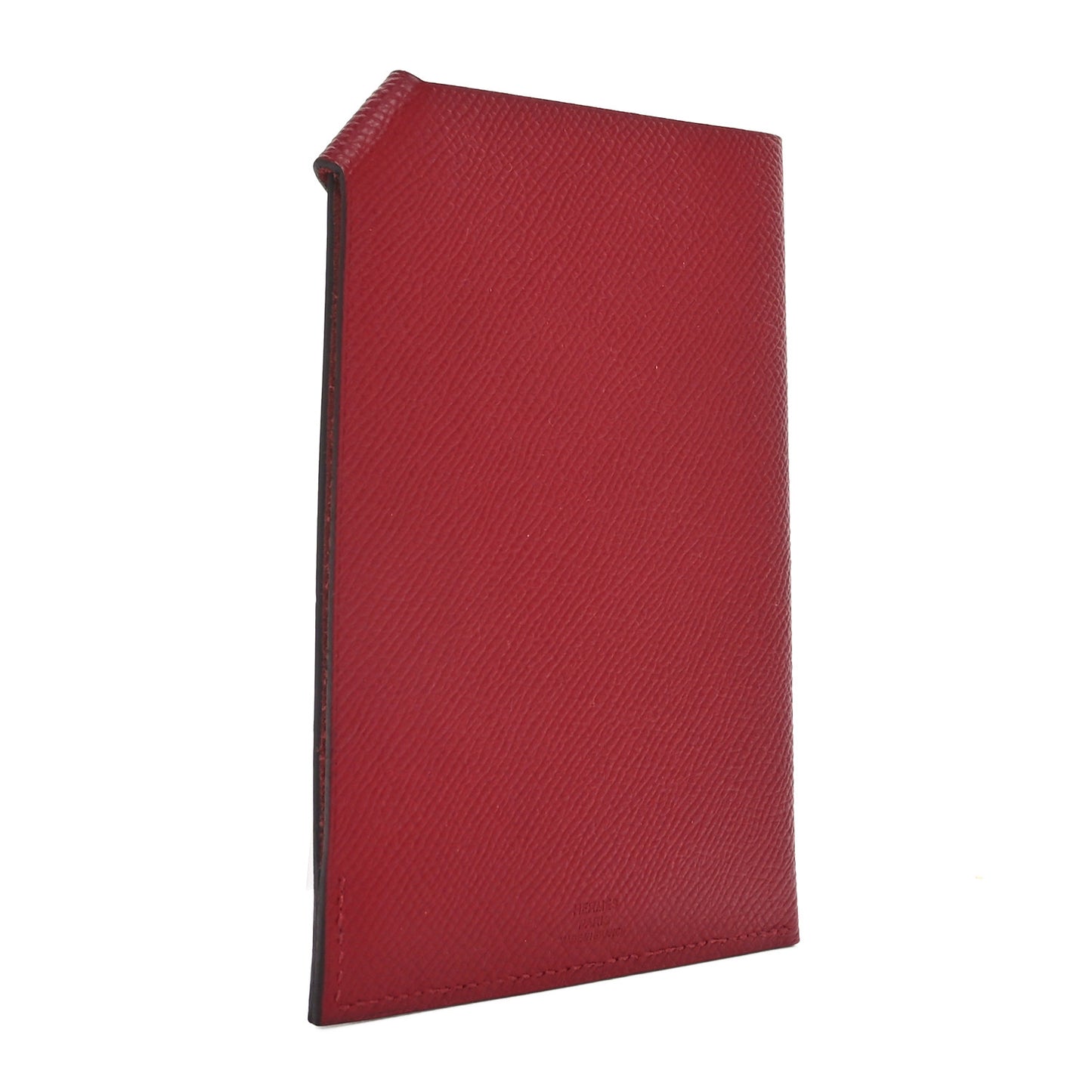 Epsom Tarmac PM Passport Holder Rouge Grenat