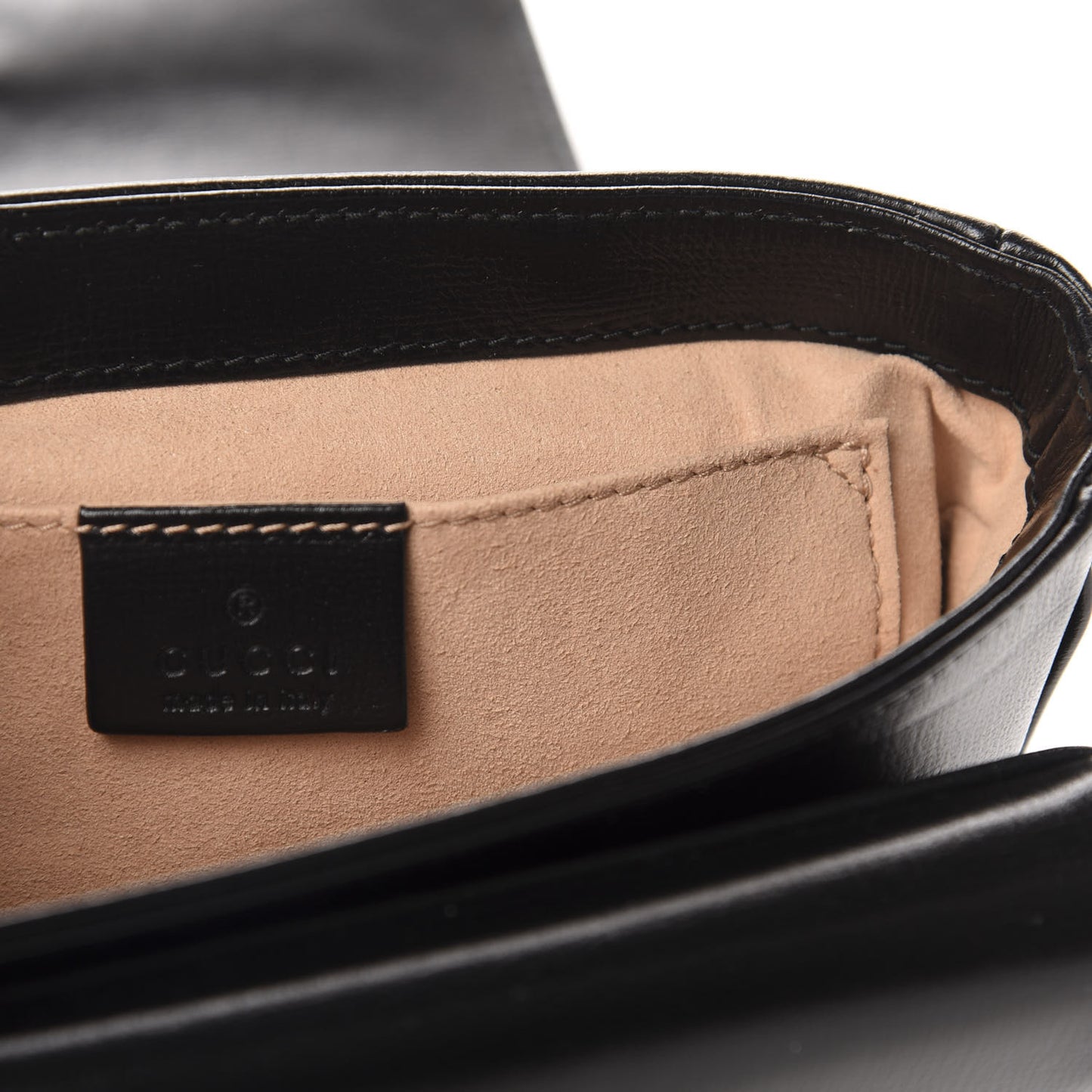 Azalea Calfskin Mini Marina Chain Shoulder Bag Black