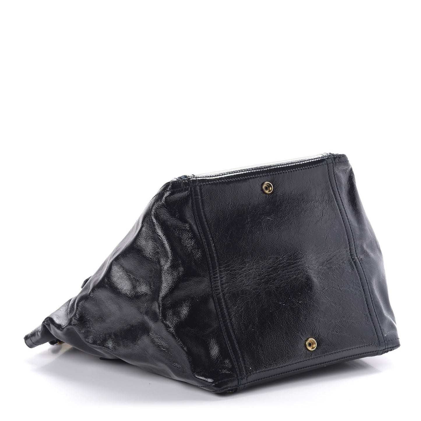 Patent Large Downtown Tote Black