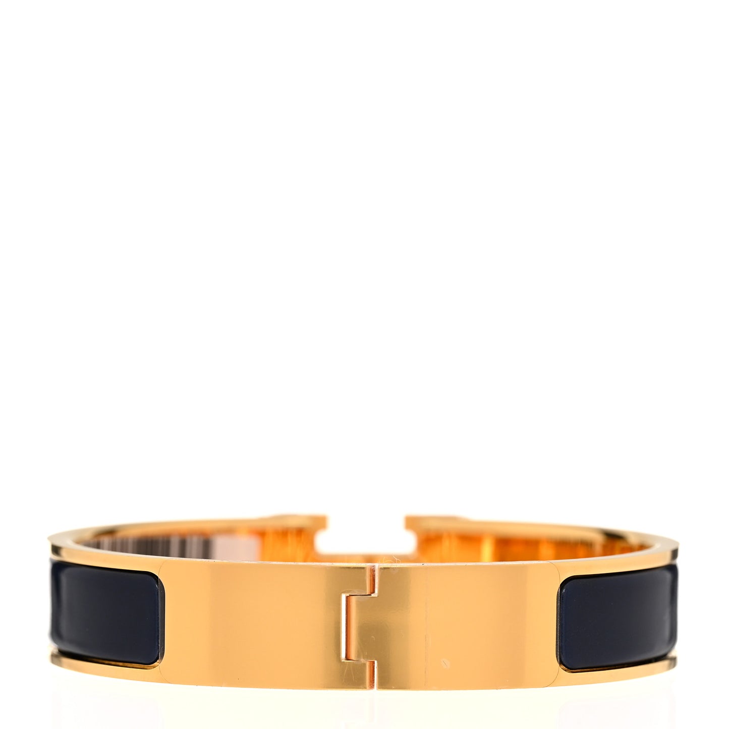 Enamel Narrow Clic Clac H Bracelet PM Ultramarine