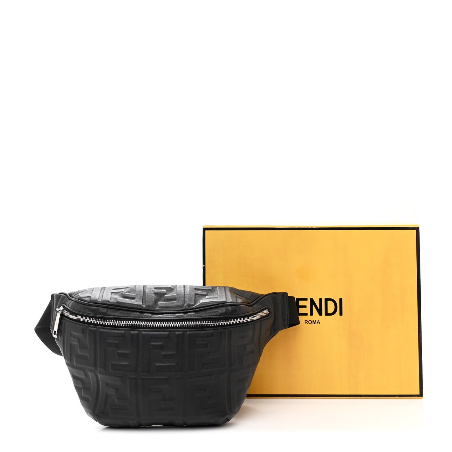 Nappa FF 1974 Embossed Belt Bag Black