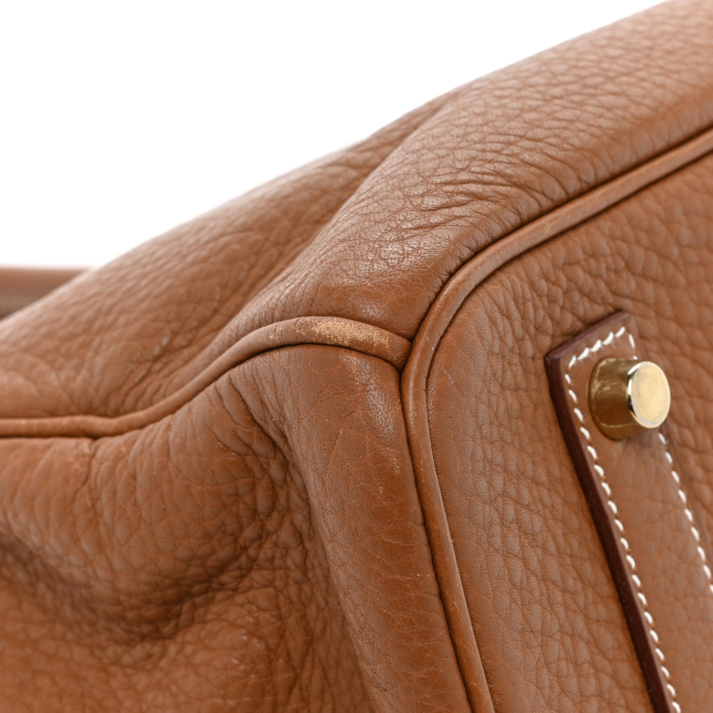 Taurillon Clemence Birkin 35 Gold