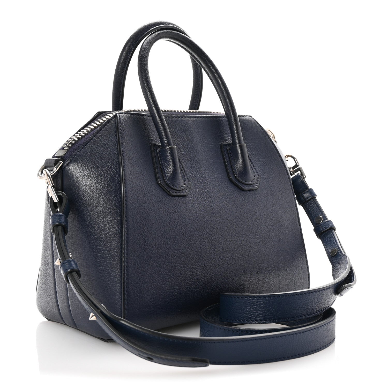 Givenchy Sugar Goatskin Mini Antigona Navy 3 of 10