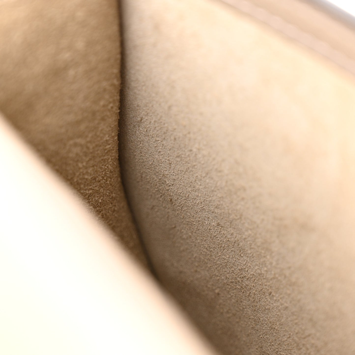 Calfskin Suede Small Nile Bracelet Bag Motty Grey