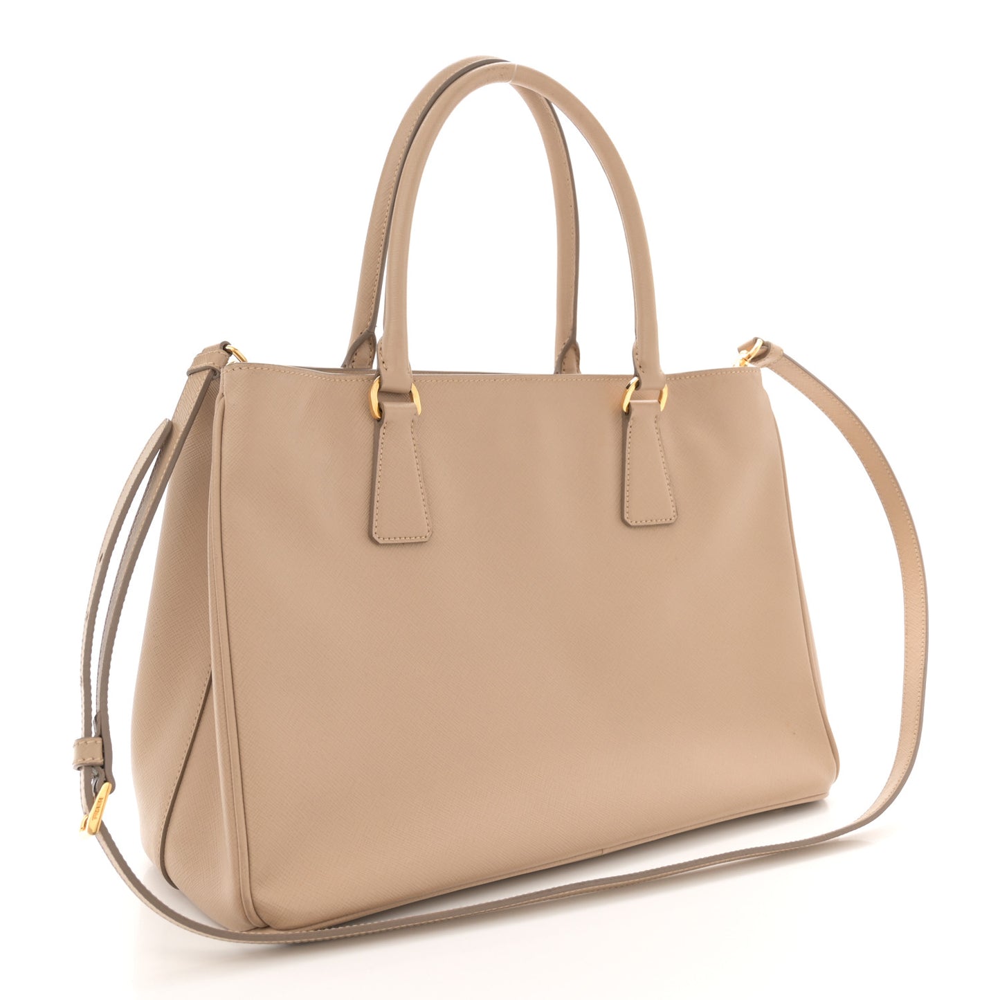 Saffiano Medium Galleria Double Zip Tote Cammeo