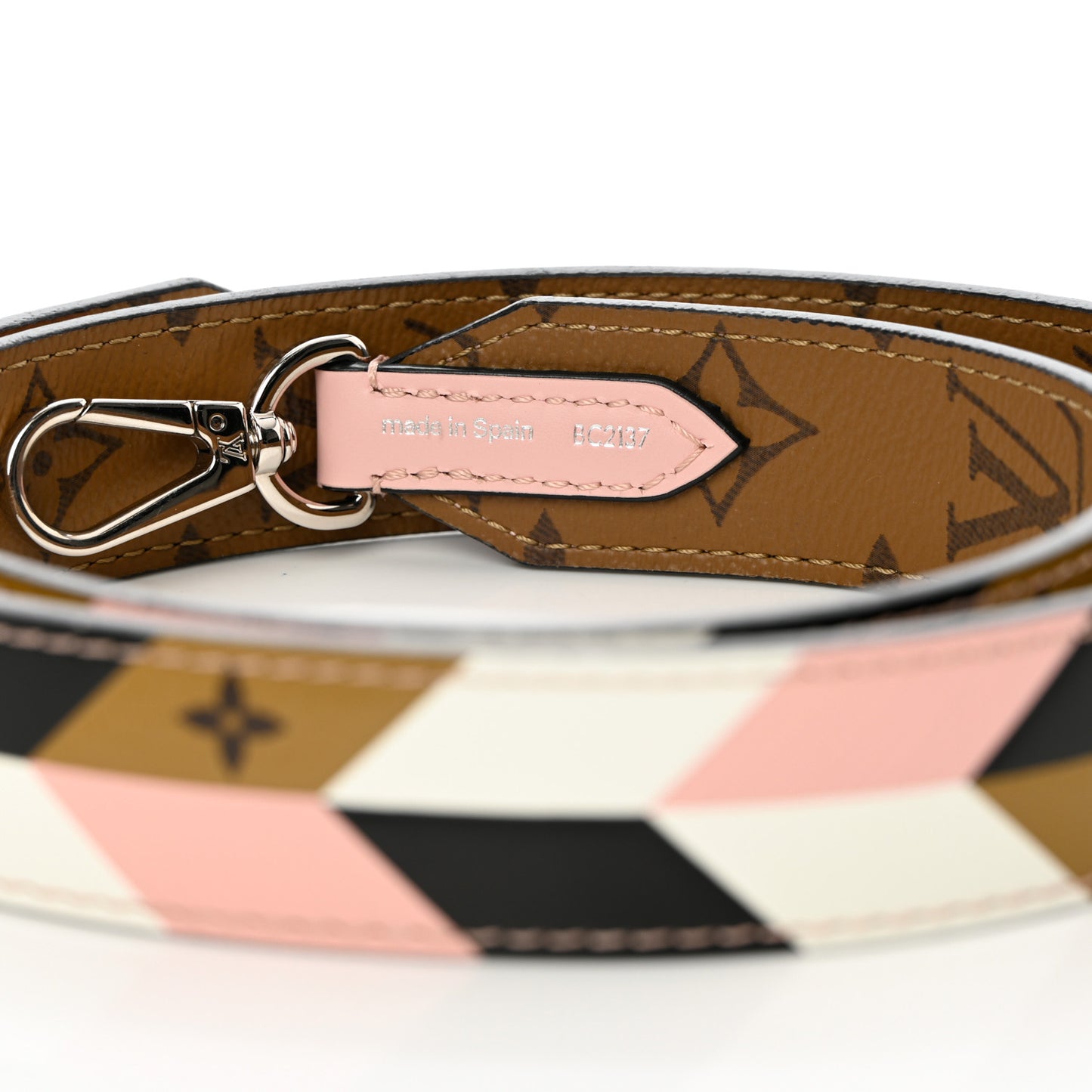 Epi Reverse Monogram Bandouliere Shoulder Strap XL Multicolor