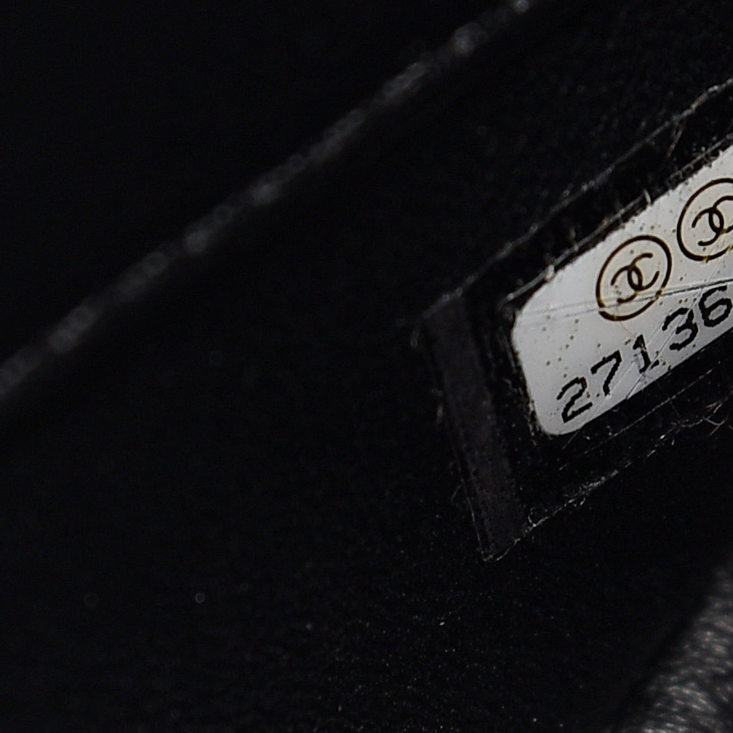 Calfskin Small Trendy CC Bowling Bag Black
