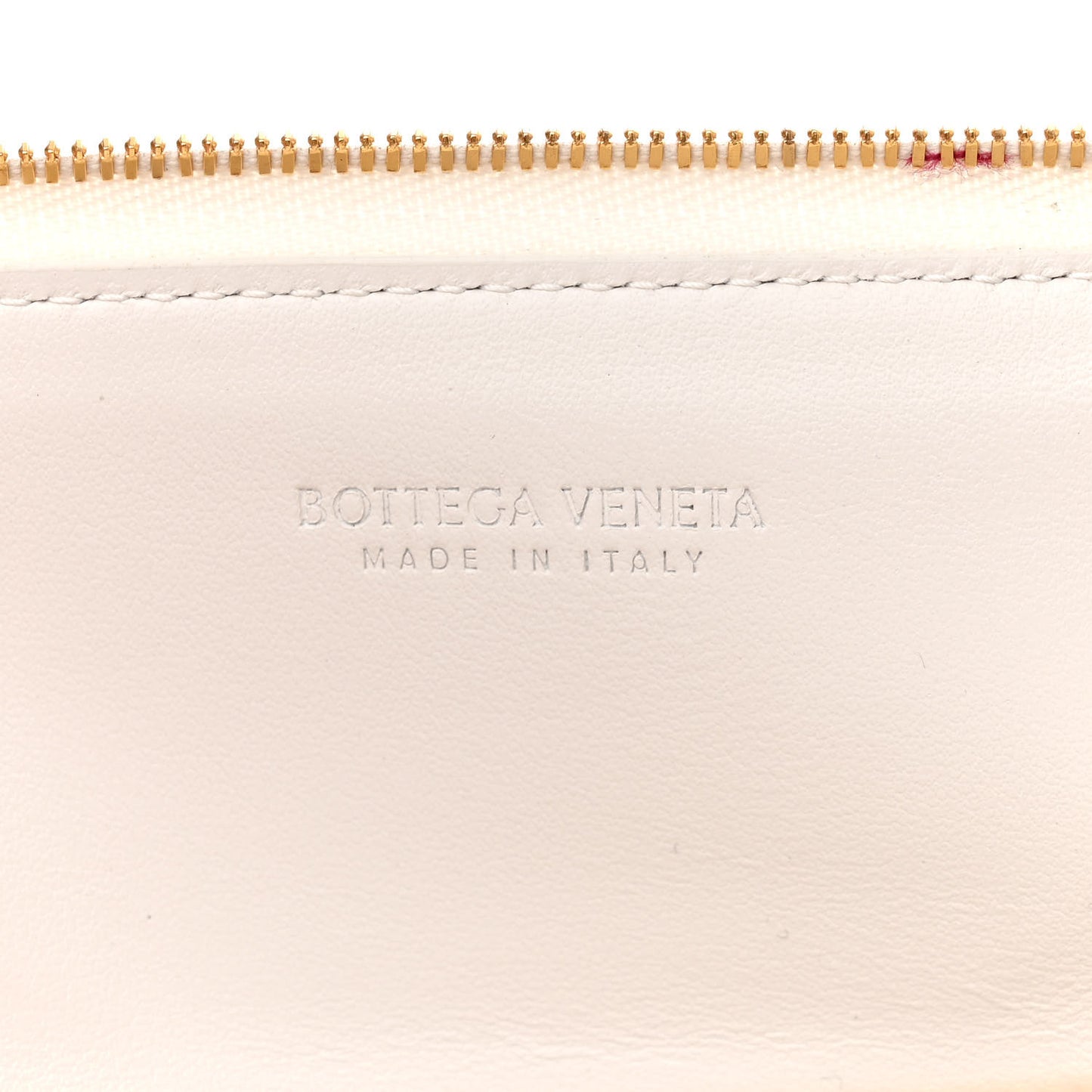 Nappa Maxi Intrecciato Hexagon Belt Bag White