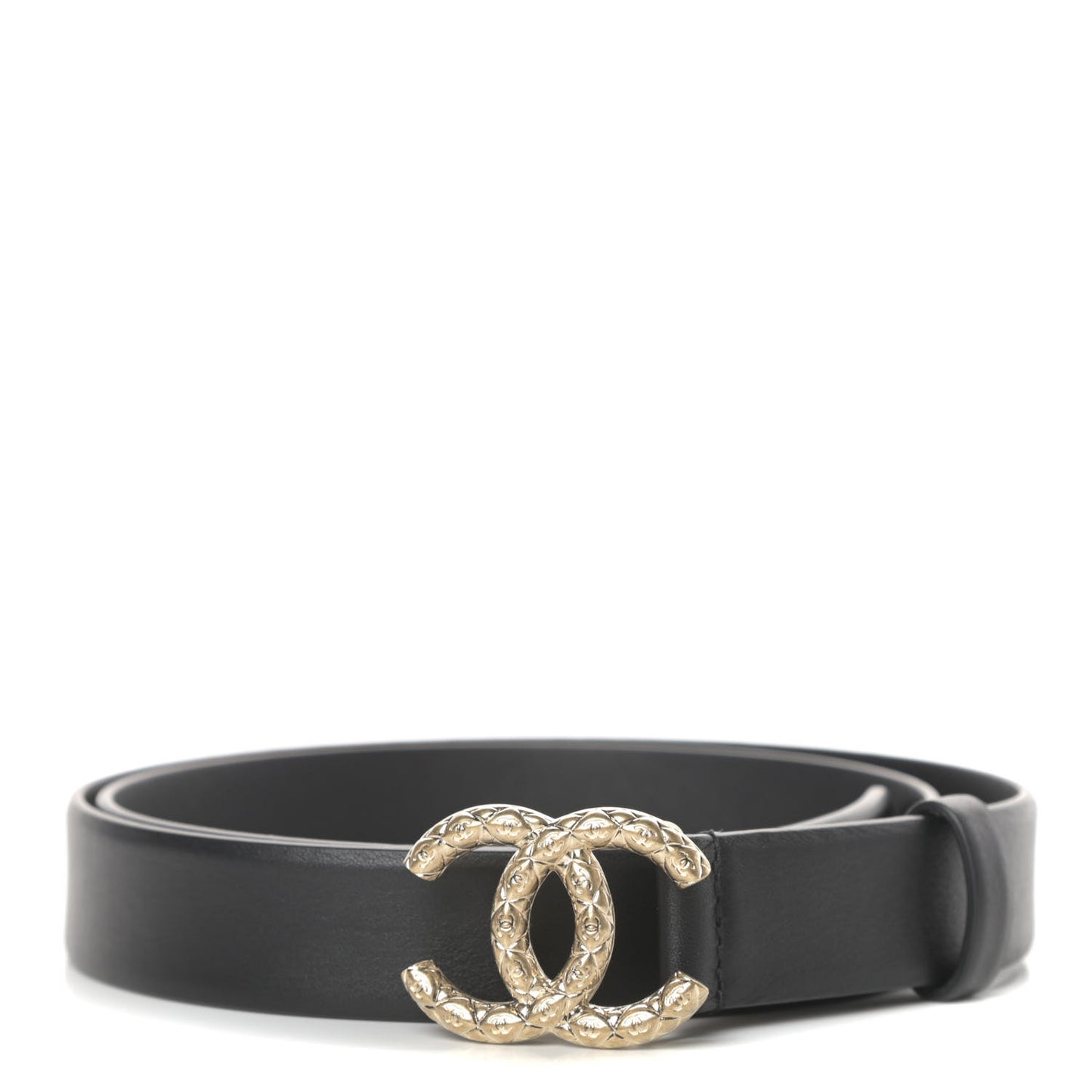 Calfskin CC Belt 85 34 Black