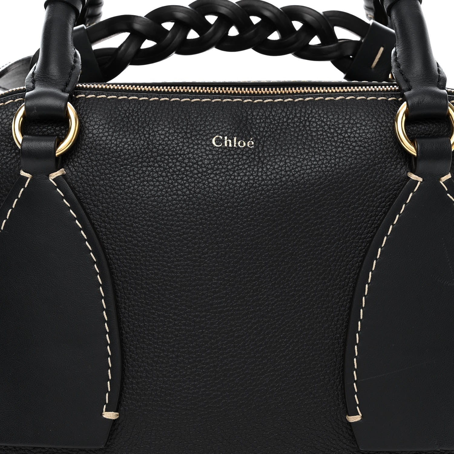 Chloe Calfskin Medium Daria Full Blue 9 of 11