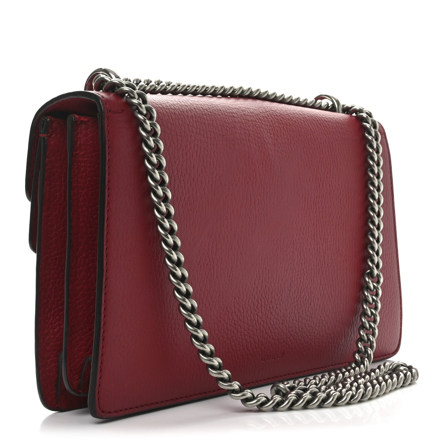 Dollar Calfskin Swarovski Crystal Small Dionysus Shoulder Bag Hibiscus Red