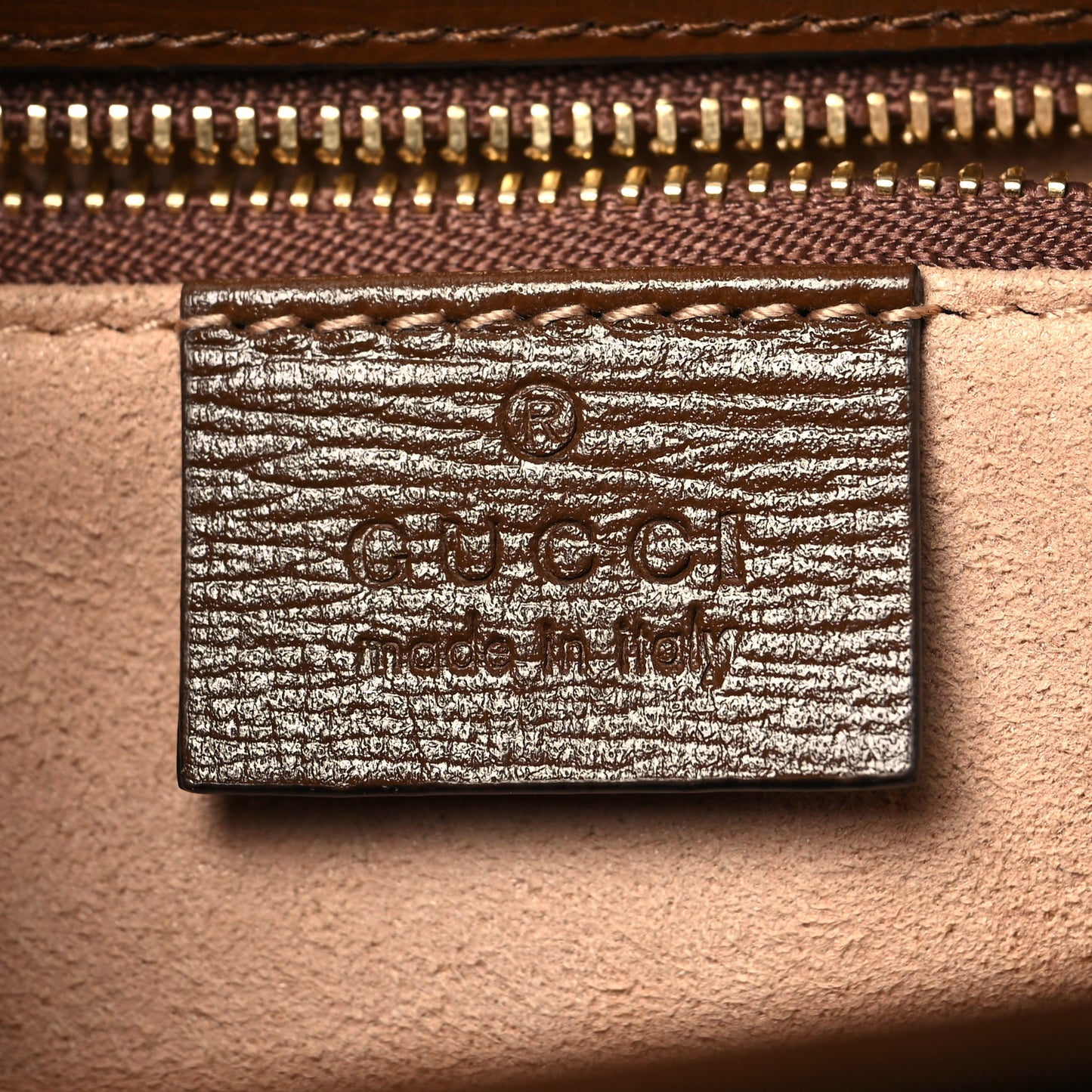 GG Supreme Monogram Horsebit 1955 Shoulder Bag Beige Brown Sugar