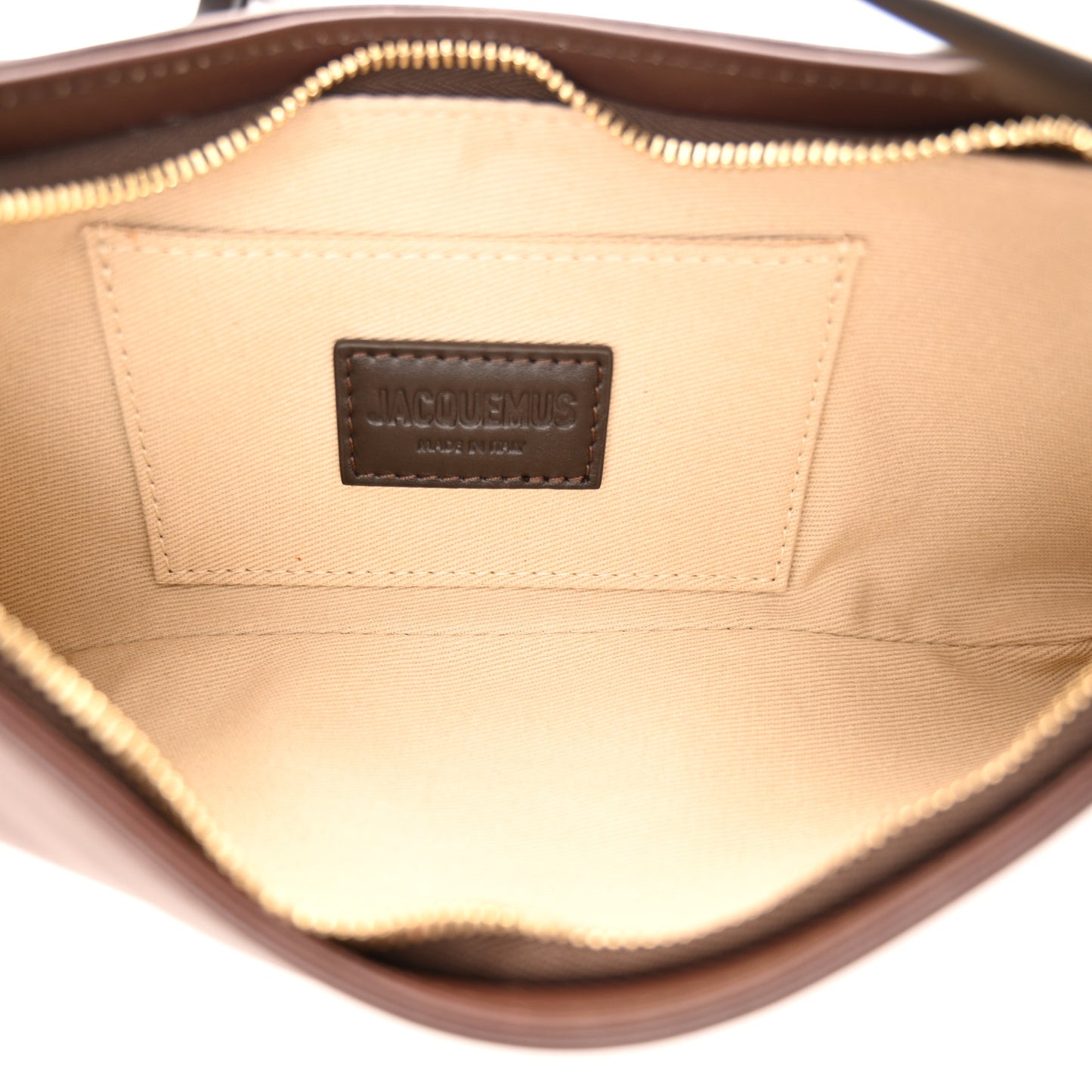 Smooth Calfskin Le Bisou Medium Brown