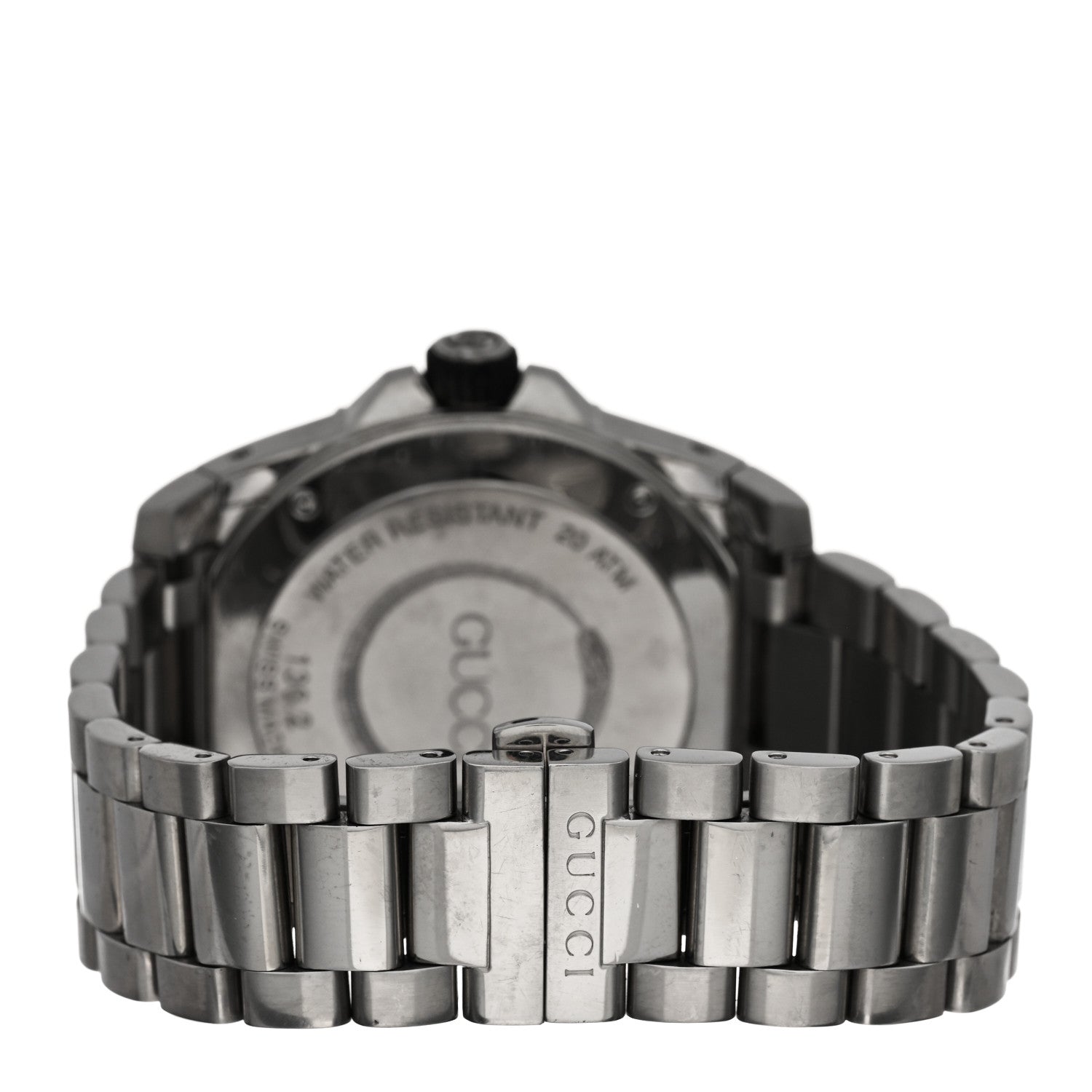 Gucci Stainless Steel 45mm Dive Snake Quartz Watch Black 3 of 4