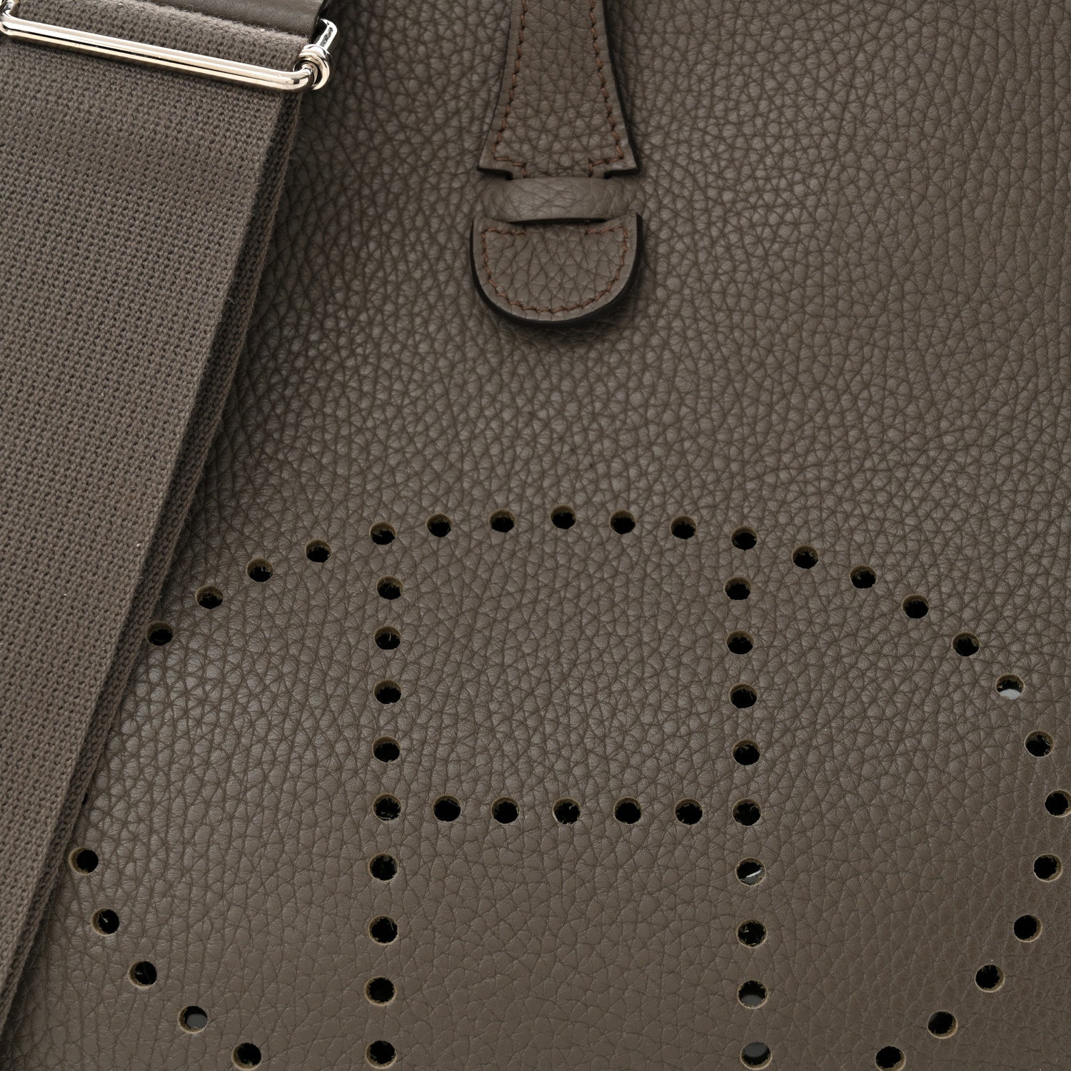 Hermes Taurillon Clemence Evelyne III PM Etain 8 of 11