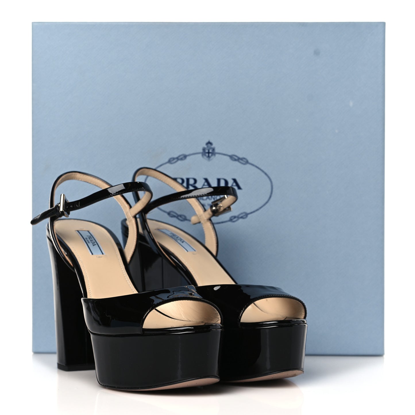 Vernice Platform 40/115mm Sandals 38.5 Black